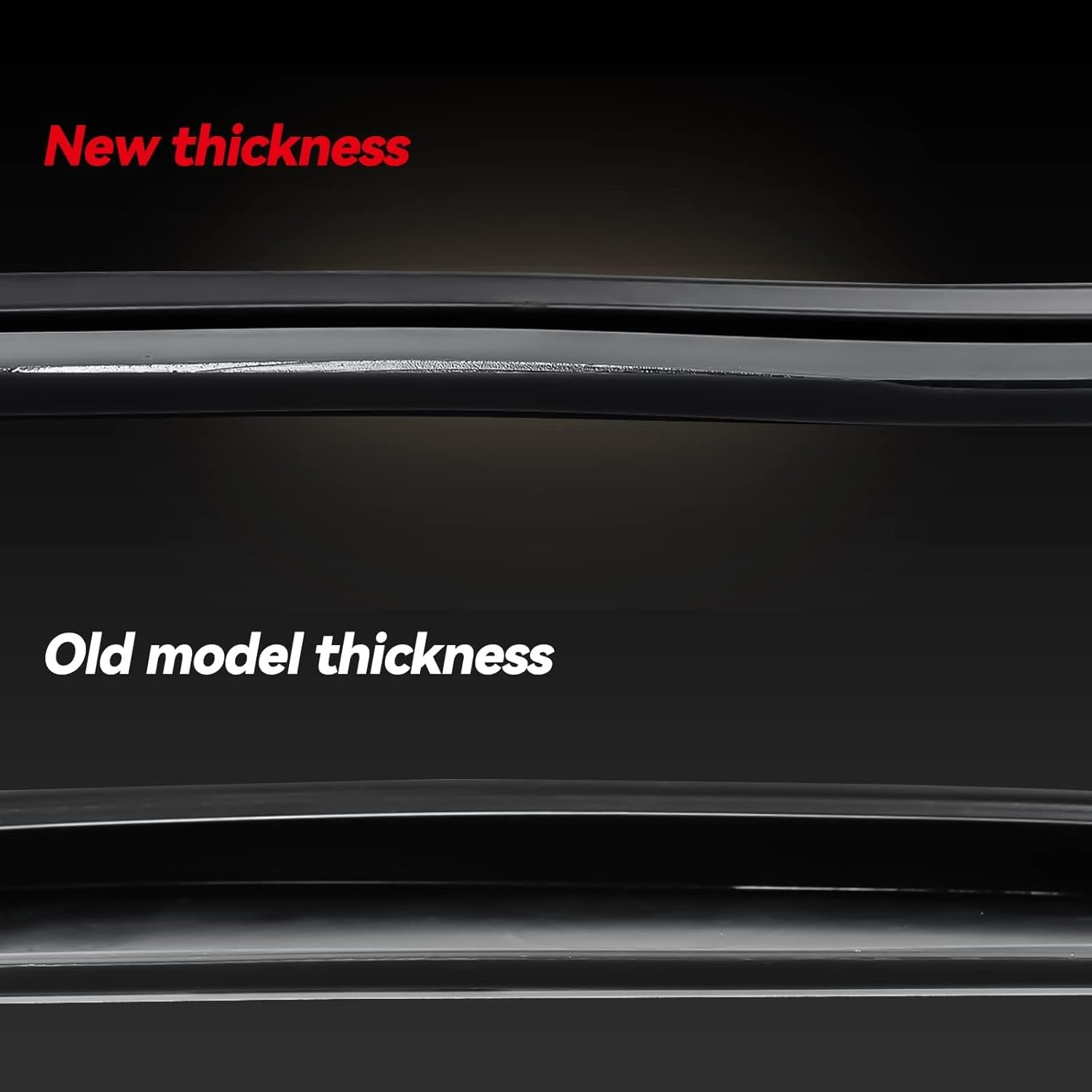 AUTOXBERT Rear Spoiler Wing Universal V-Style Trunk Spoilers for Cars Sedan Saloon Accessories (Glossy Black)