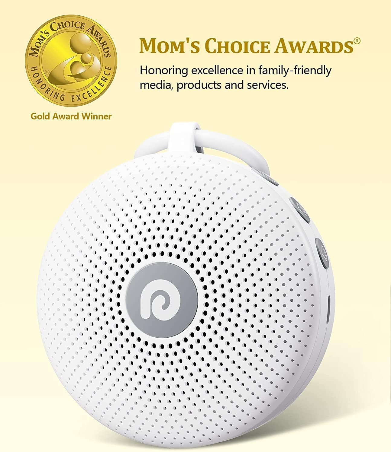 Dreamegg White Noise Machine &ndash; Sound Machine for Baby Kid Adults, Features Powerful Battery, 21 Nature Sounds, Lullabies, White Noise, Rechargeable Sound Machine for Home Travel Nursery Gift image number 2