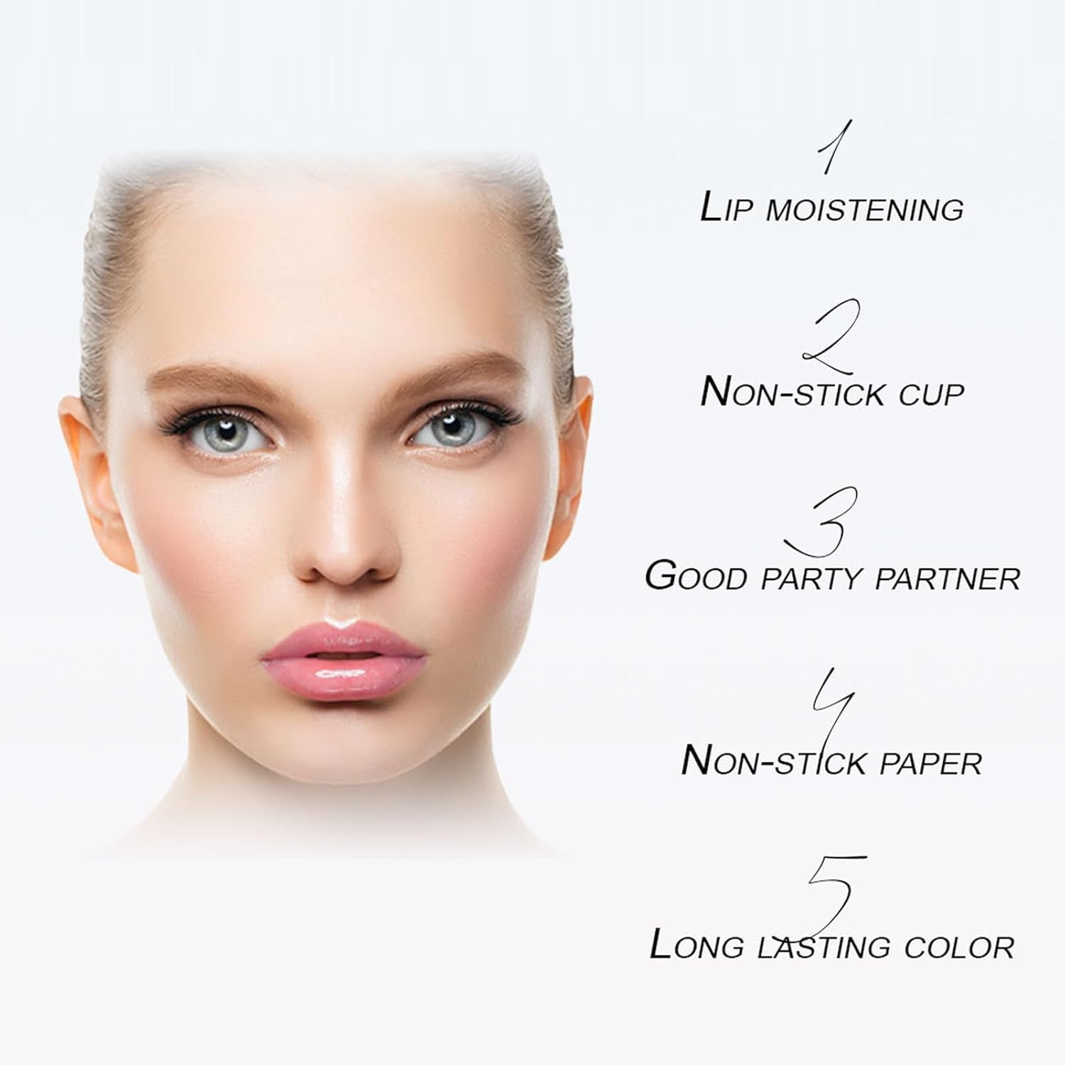 Roseflower 3 PCS Color Changing Lipstick, Lip Moisturizing Lip Care Lip Balm, Long Lasting, Waterproof, Nourishing, Non-Sticky, Great Lip Gloss Makeup for Women (Flower) image number 2