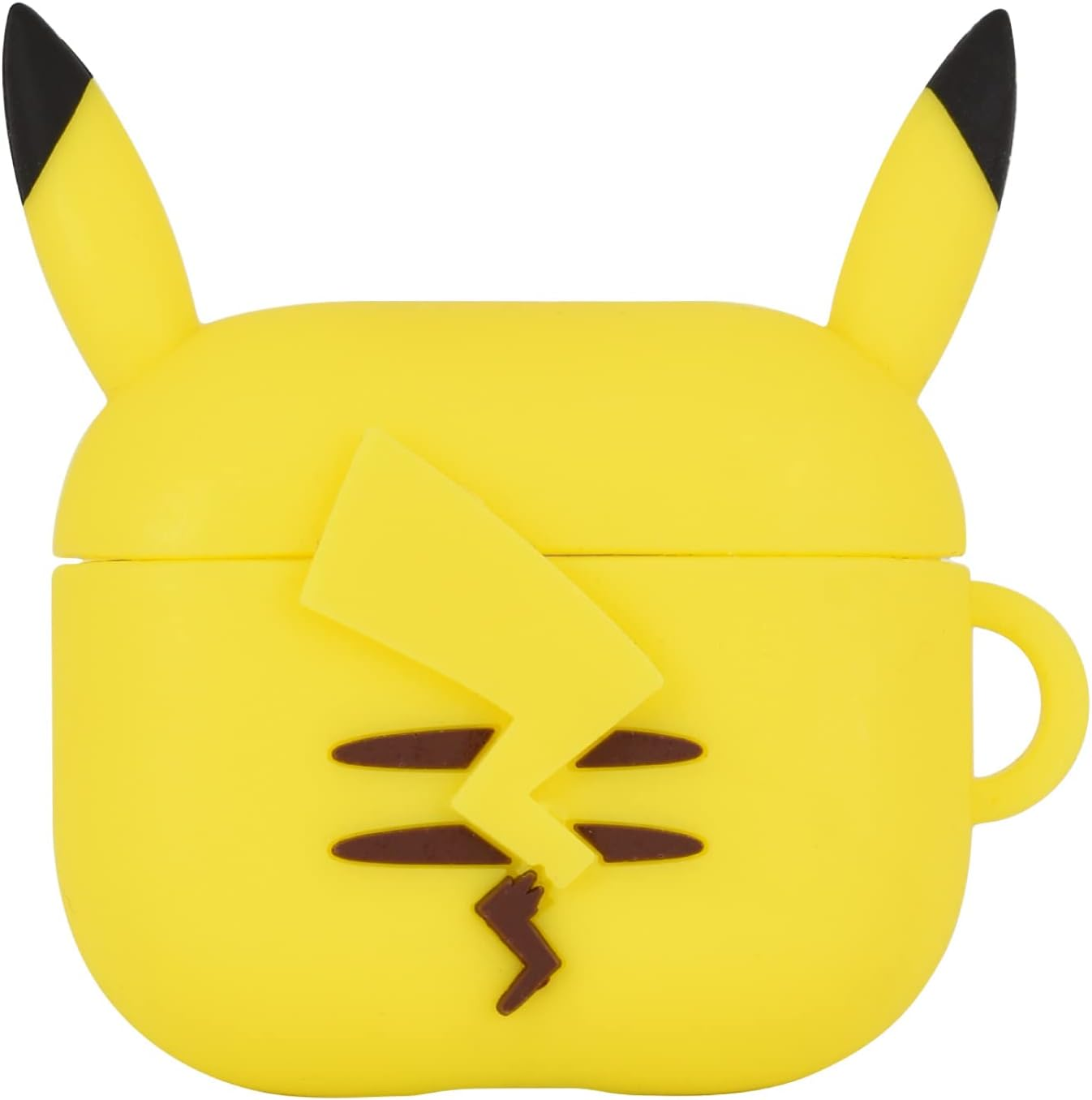 Gourmandise POKE-753A Pikachu Silicone Case Compatible with Pokemon Airpods (3Rd Generation) image number 4