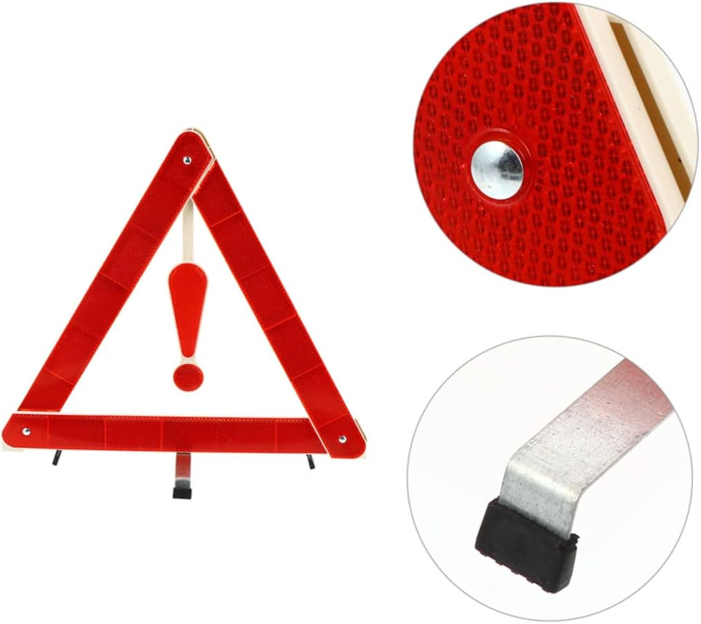 Warning Triangle Auto Warning Sign Triangle Road Safety Foldable Car Safety Sign image number 6