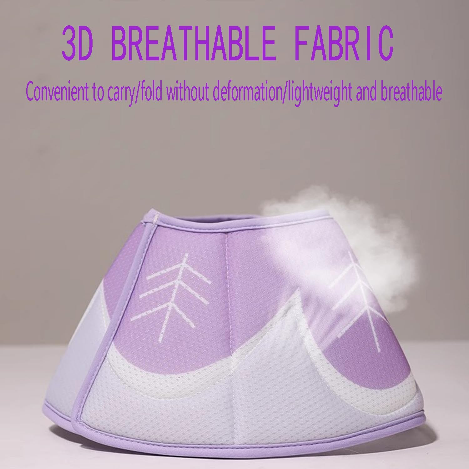 Cat Cone Collar to Stop Licking, Adjustable Elizabethan Collars, Soft Pet Recovery Collar for Kitten, Breathable Mesh Cat Cone after Surgery, Cat E Collar Prevent from Scratching Wounds(M)