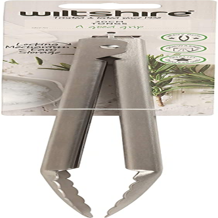 Wiltshire Classic Heavy Duty Stainless Steel Tongs, 300 Mm Size image number 4