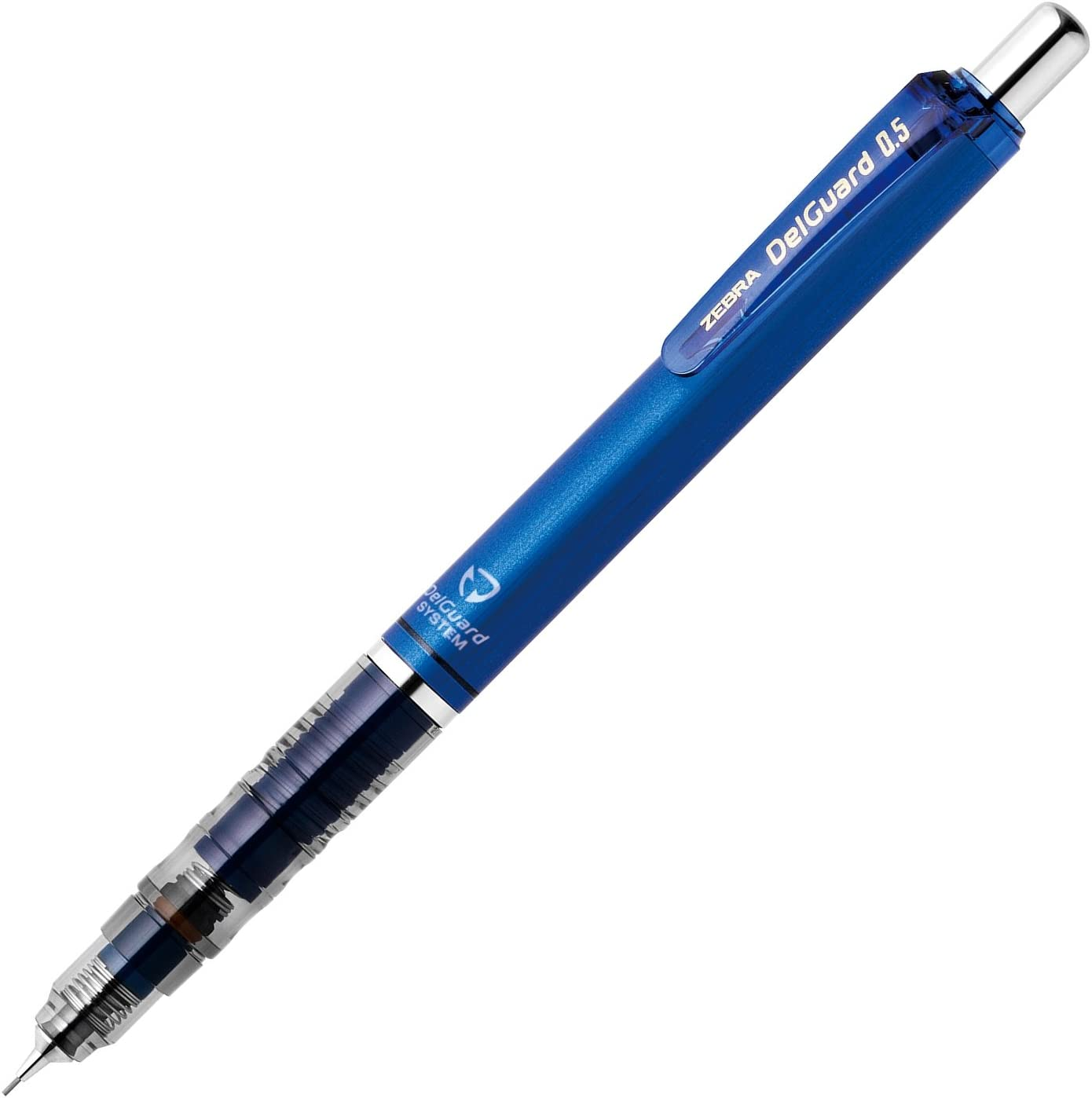 Zebra Delguard 0.5Mm Lead Mechanical Pencil, Black Body (P-MA85-BK)