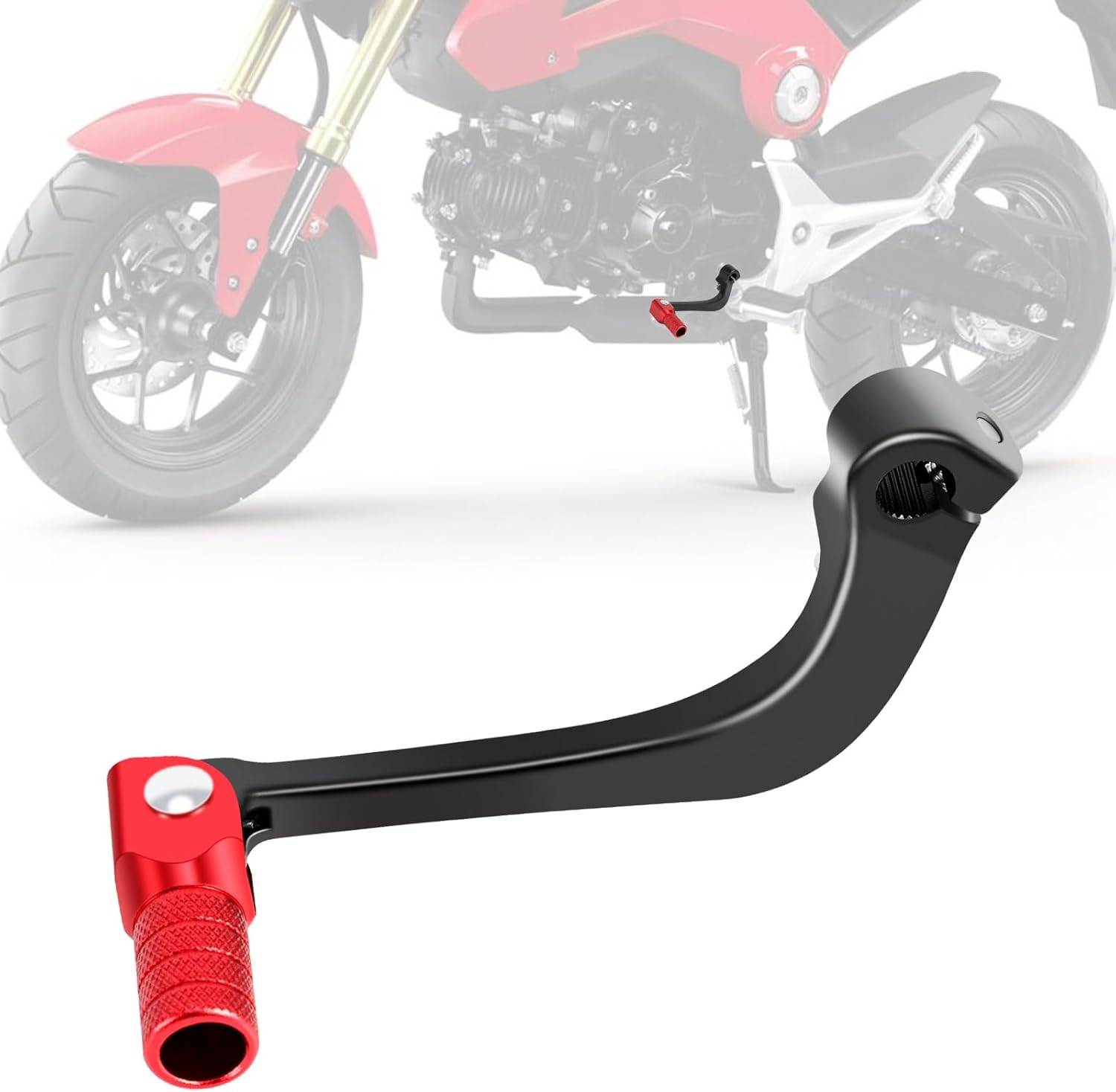 IUVWISN Motorcycle Folding Gear Shifter Shift Lever CNC for Grom MSX 125 2013-2024 Grom Clone Boom Vader 125 BD125 SR6 Blue