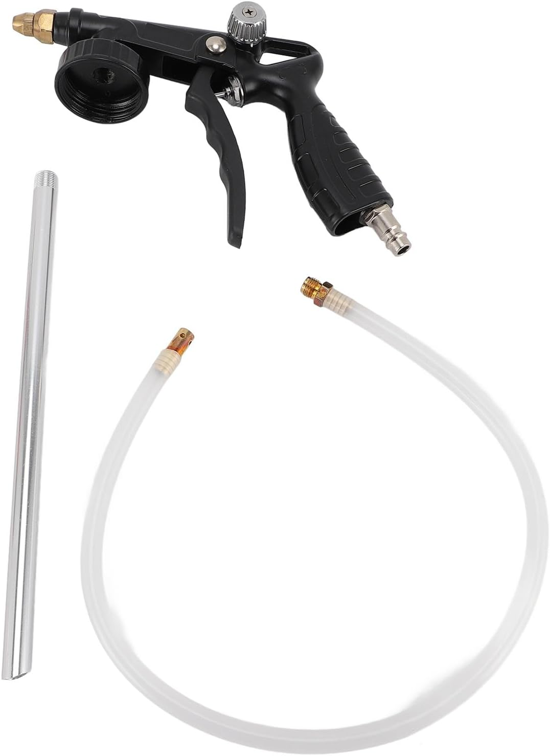 Fdit Air Undercoating Spray Gun, Pneumatic Automotive Rustproofing Sprayer with Quick Connector Hose & Stainless Steel Tube, Ergonomic Design for Truck Bed Liners image number 4