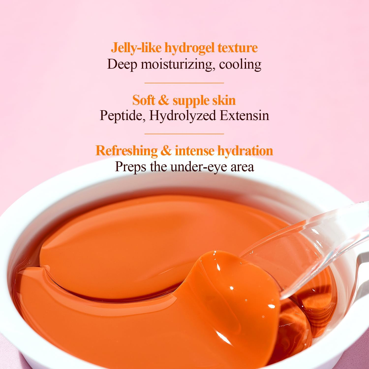 10 DAY Eye Mask Peptide 20Pcs (10Pairs) - Rejuvenating Eye Patch, Firming Eye with Hydrolyzed Extensin, Peptide, Adenosine, Travel Friendly, Lightweight