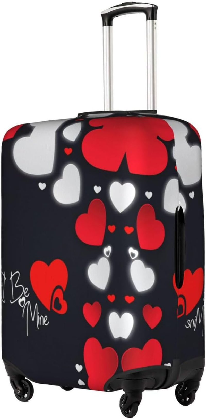 Djnni Happy Valentine'S Day Travel Box Protective Cover,Suitcase Cover,Travel Luggage Cover,Suitcase Protector Fits 18-32 In, Happy Valentine'S Day, Medium image number 1