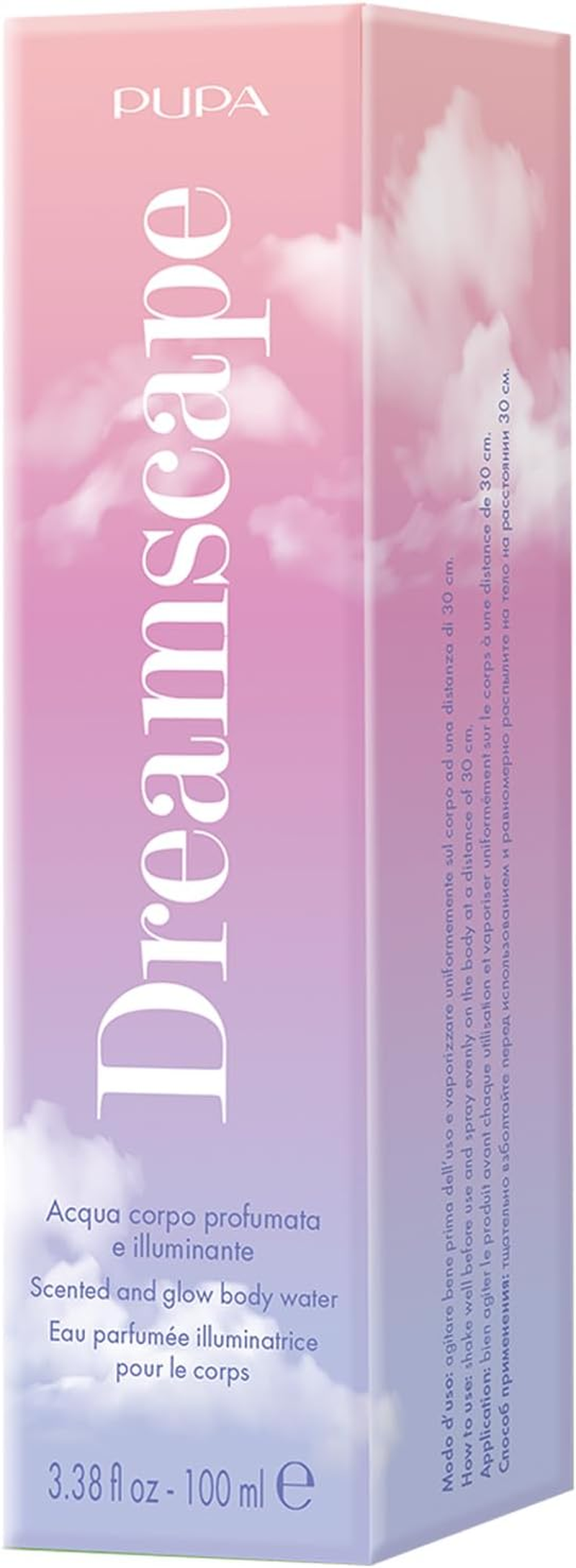 Dreamscape Scented and Glow Body Water by Pupa Milano for Women - 3.38 Oz Body Water image number 2