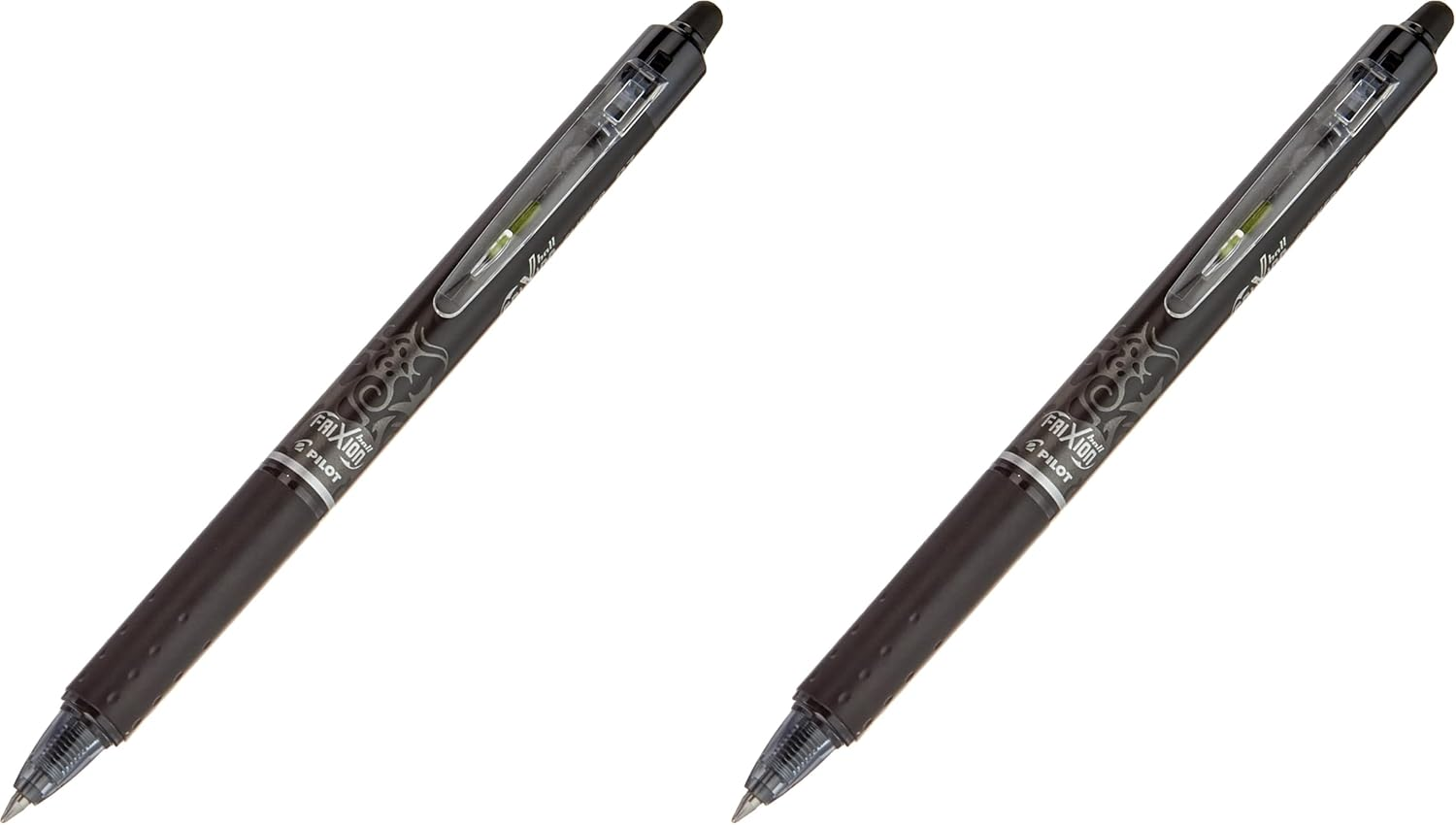 Pilot Frixion Clicker Retractable Erasable Rollerball 0.7 Mm Tip - Violet/Pink/Turquoise, Pack of 3