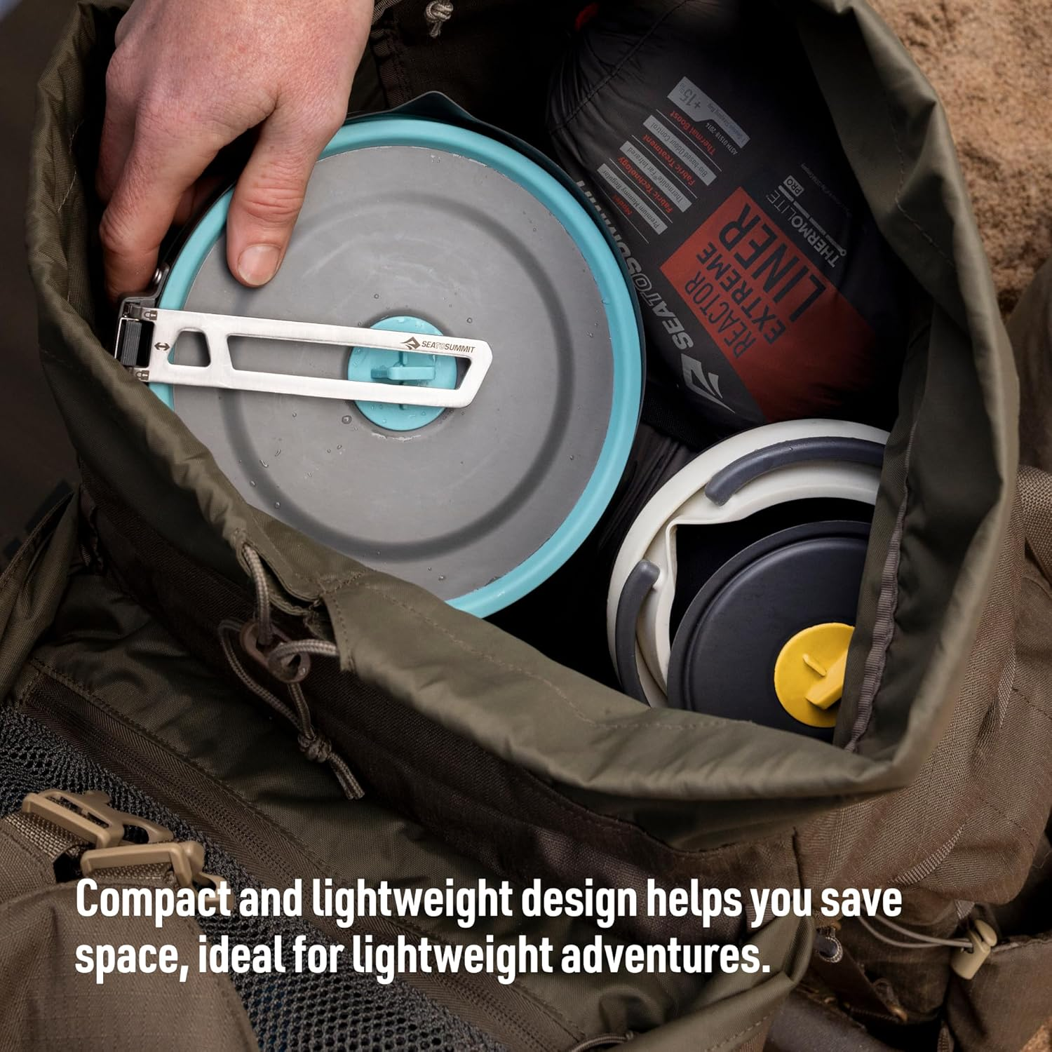 Sea to Summit Frontier UL Collapsible Pouring Pot, 2.2 Liter Volume