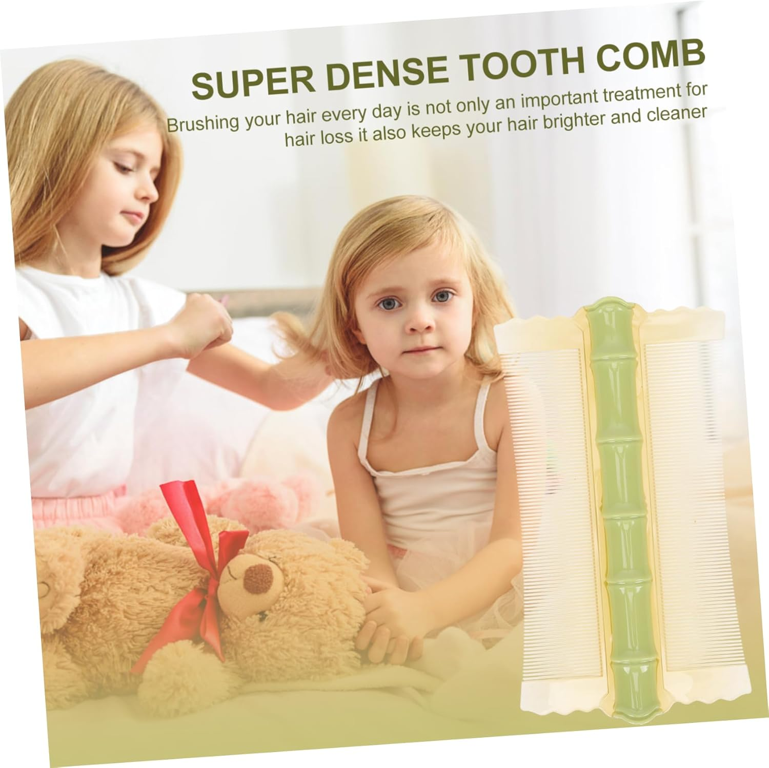 10Pcs Plastic Grate Comb Fine Tooth Comb Double Sided Hair Scalp Massager Portable Hair for Adults image number 4