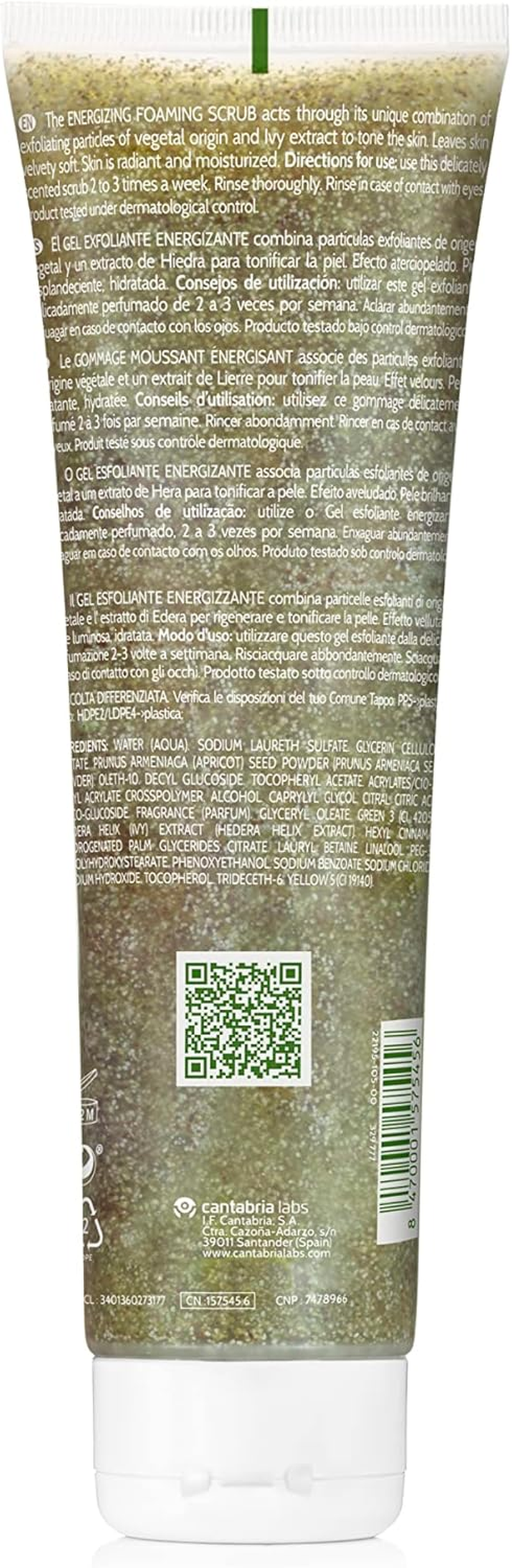 Elancyl Scrub Energizzante Gel Esfoliante E Tonificante, 150 Ml image number 2