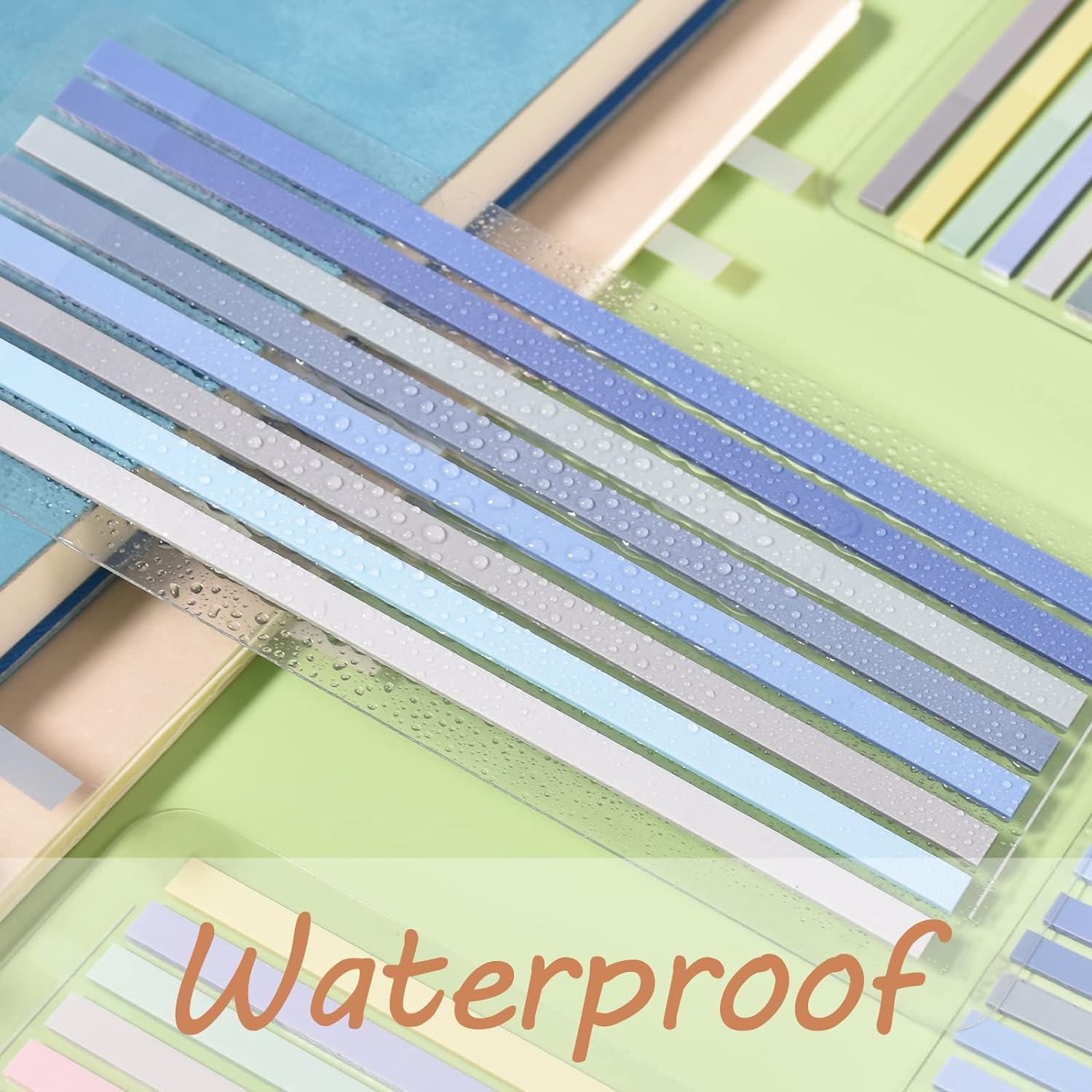 BAYTORY 960Pcs Transparent Highlighter Tape Reusable, Clear Sticky Tabs for Annotating Books, Long Highlighting Strips Page Markers Index Tabs, Sticky Notes Aesthetic Office School Supplies - Bright | Long image number 5