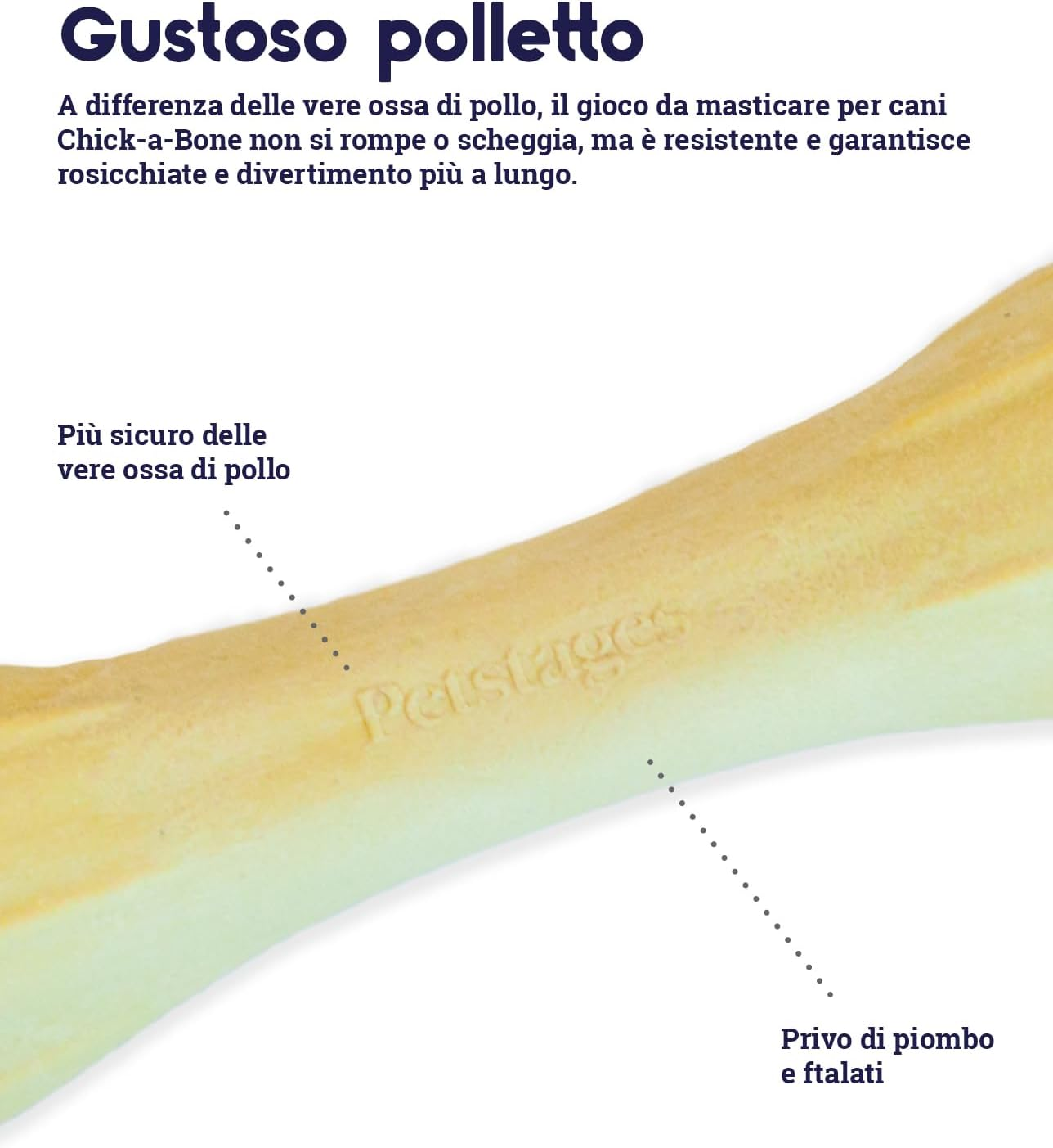 Petstages Chick-A-Bone Dog Chew Toy, Large image number 6