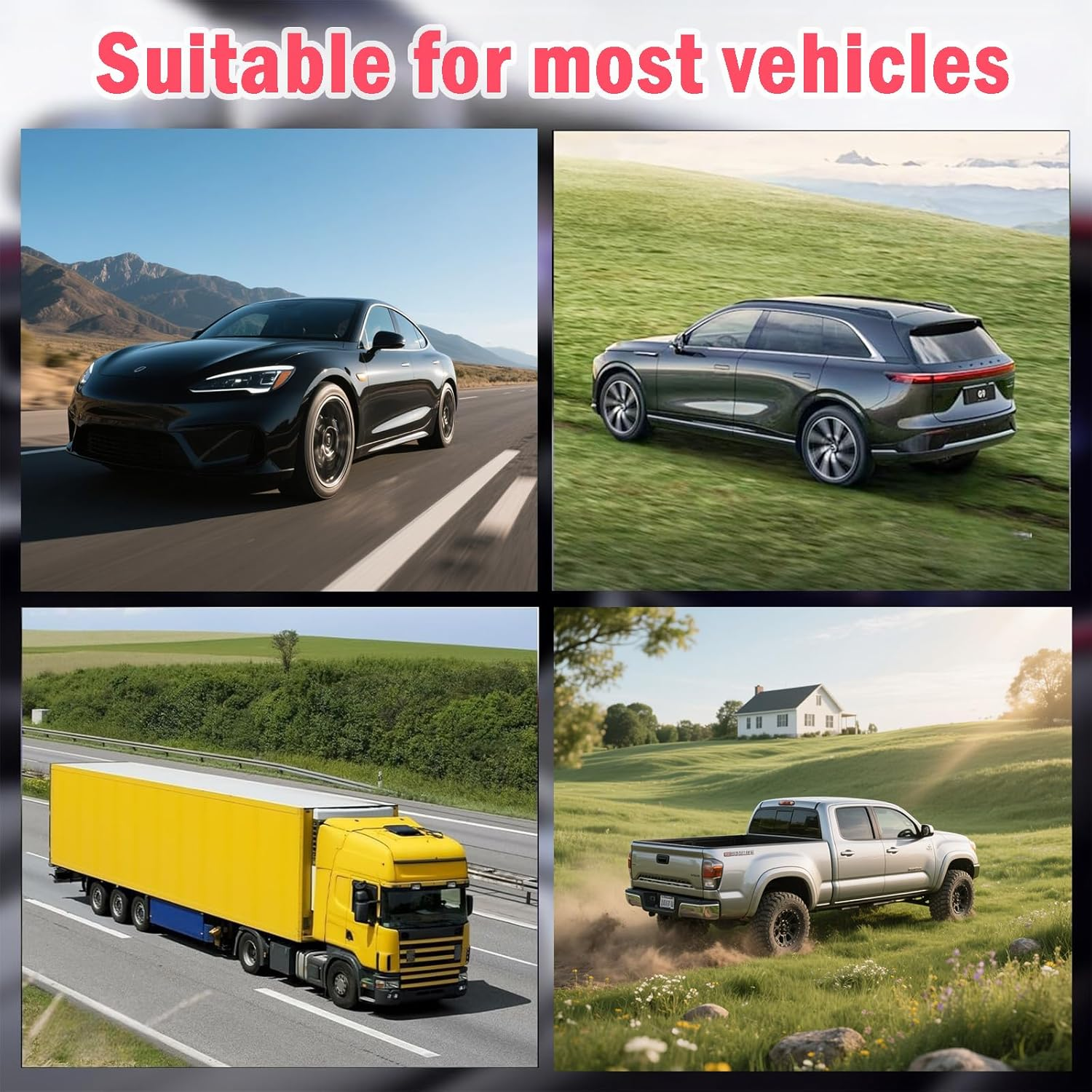 Treayes Steering Wheel Lock with 3 Keys - Universal Fit for Most Vehicles with Seat Belt Buckles, Sturdy Lock for Car, Truck, SUV, Van Security (Red) image number 4