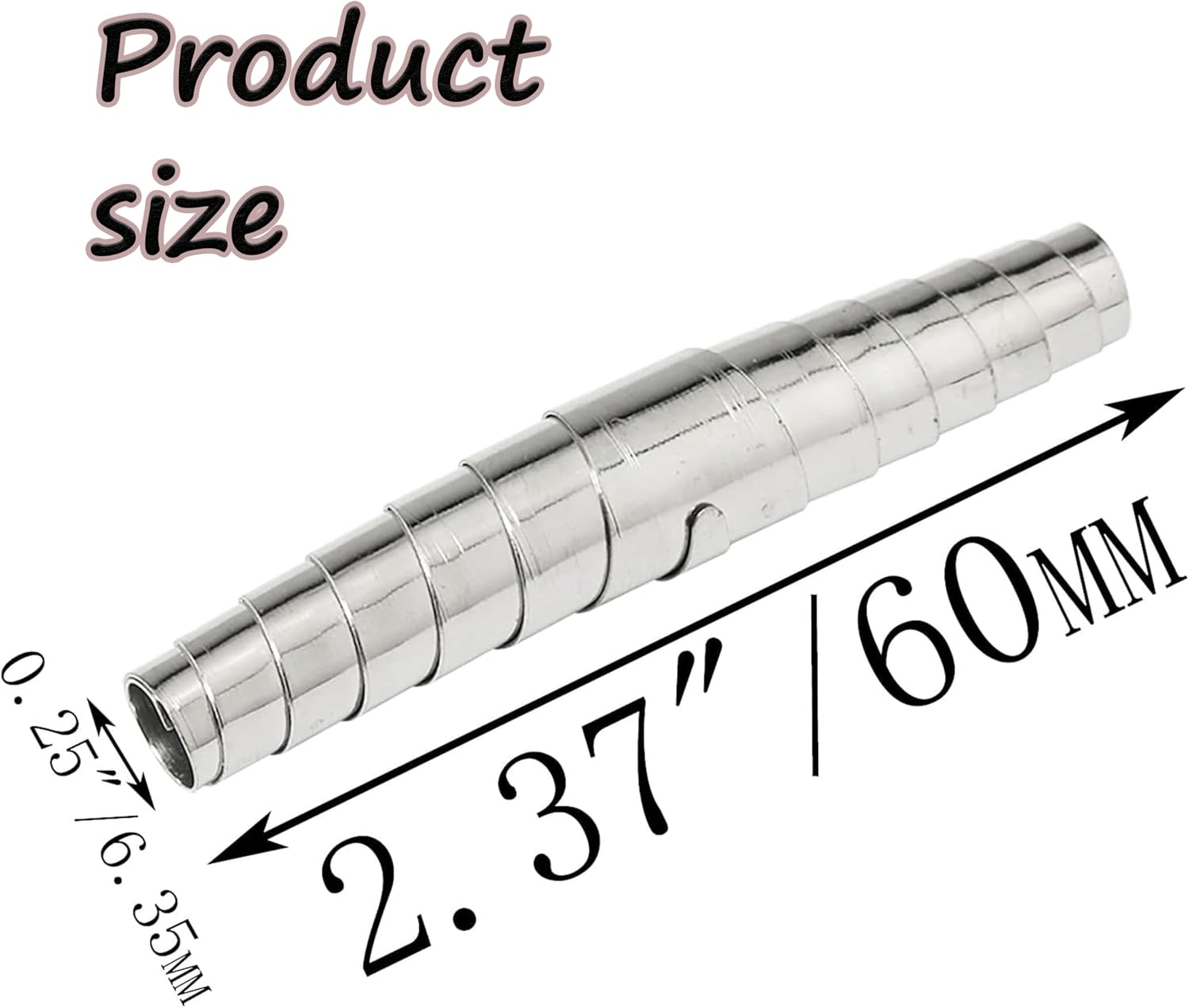 2 Pack Pruner Replacement Springs&ndash;Stainless Steel 5.8Cm Trimming Scissors Spring for Garden Shears,Bypass Pruners image number 5