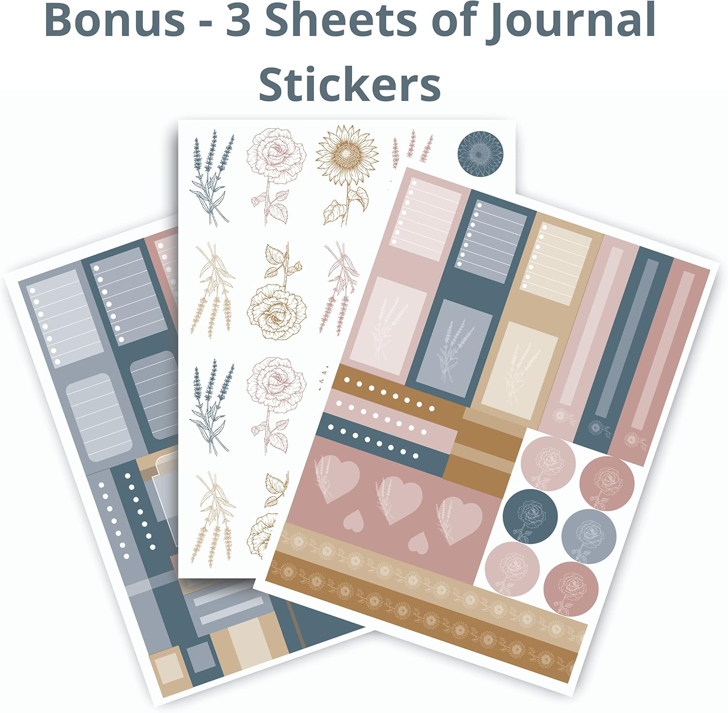 VIVID SCRIBBLES Dotted Journal &ndash; 160Gsm No Bleed Thick White Paper &ndash; 200 Numbered Dot Grid Pages &ndash; A5 Dotted Bullet Notebooks Includes a Gift Box and Journal Stickers - White image number 4