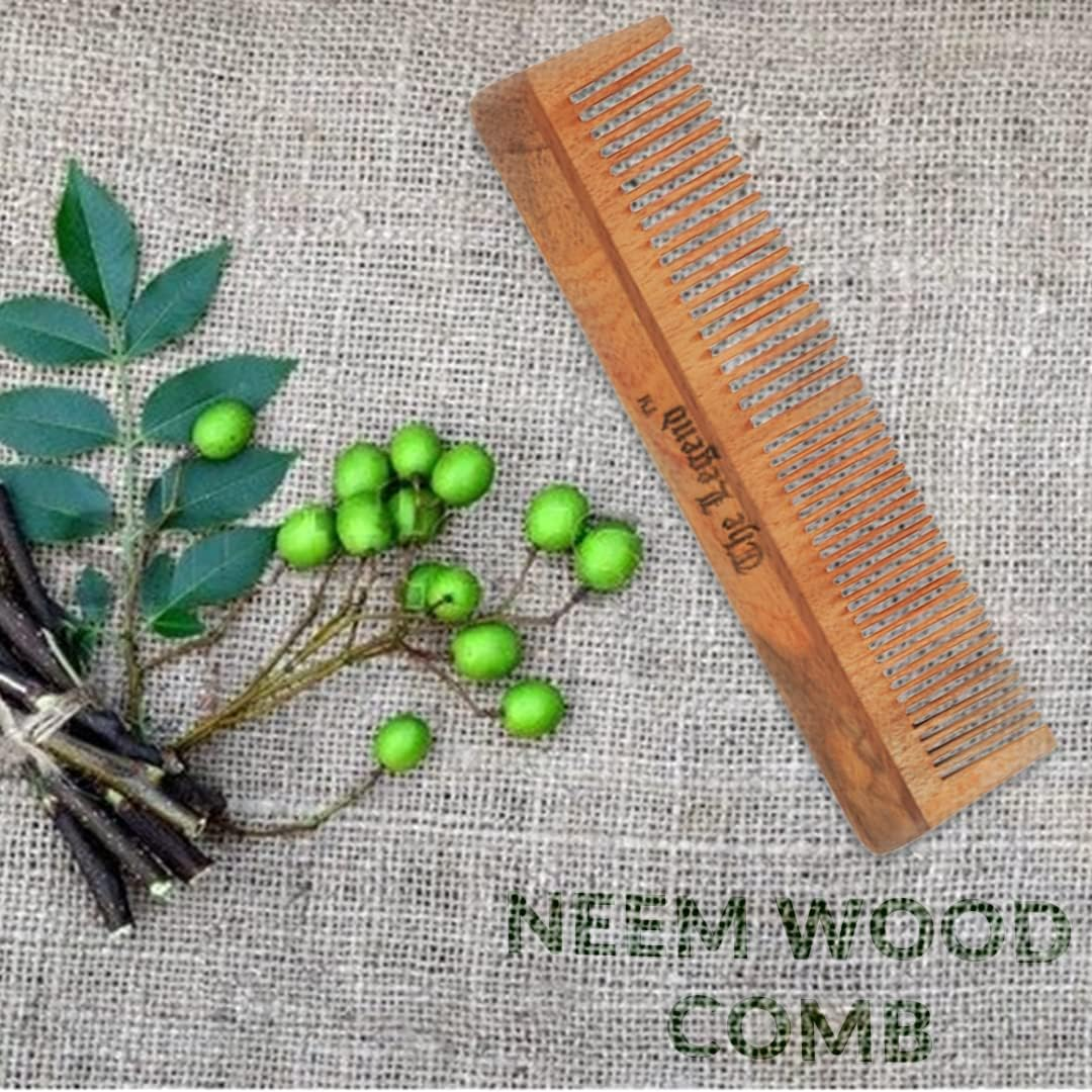 The Legend Organic Neem Wood Comb, Brown (Regular) image number 4