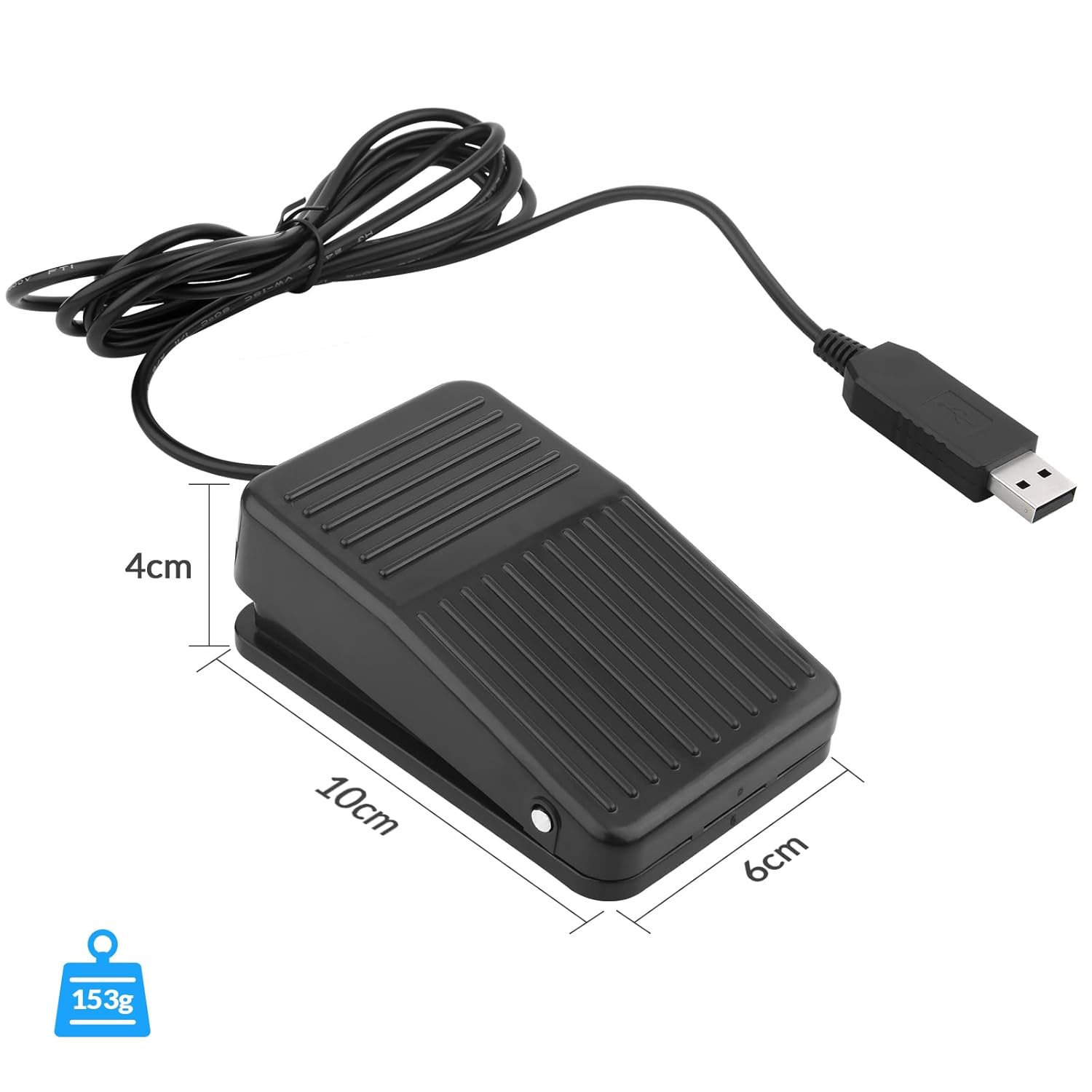 Rii USB Foot Switch Pedal Footswitch Game Control Action HID 6.2Ft for Keyboard Mouse PC Laptop image number 5