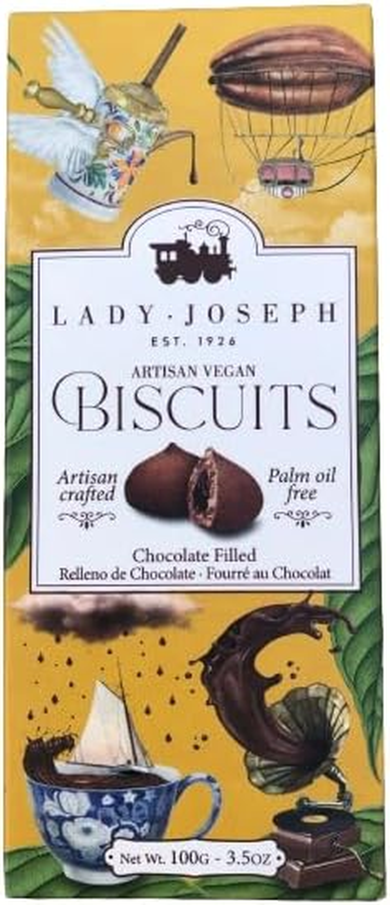 Lady Joseph Chocolate Cream Filled Cookies 100G image number 3