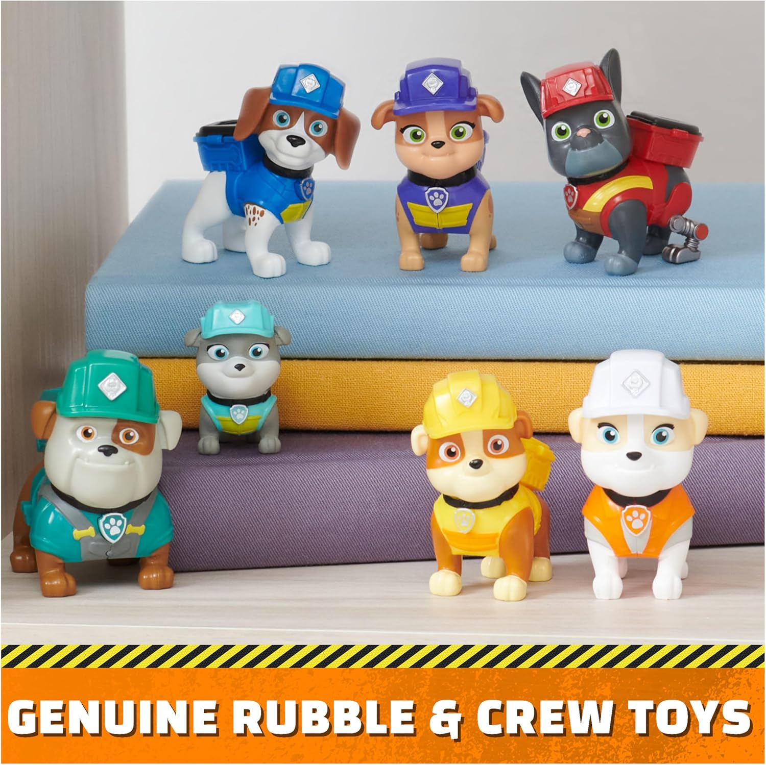 Rubble and Crew, Toy Figures Gift Pack, with 7 Collectible Action Figures, Kids&rsquo; Toys for Boys and Girls Aged 3+ image number 3