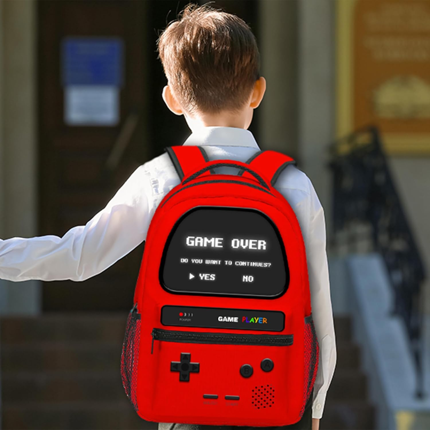 YOZIRIBO Boys Backpack, Gamer Backpacks for Kids Children Teens, Video Game Bookbag, Large Travel Laptop Backpacks - Backpack image number 6