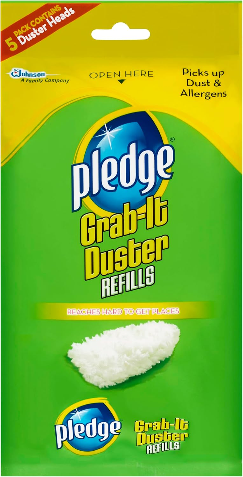 Pledge Grab-It Duster Refills 5 Pack - 5 Pack