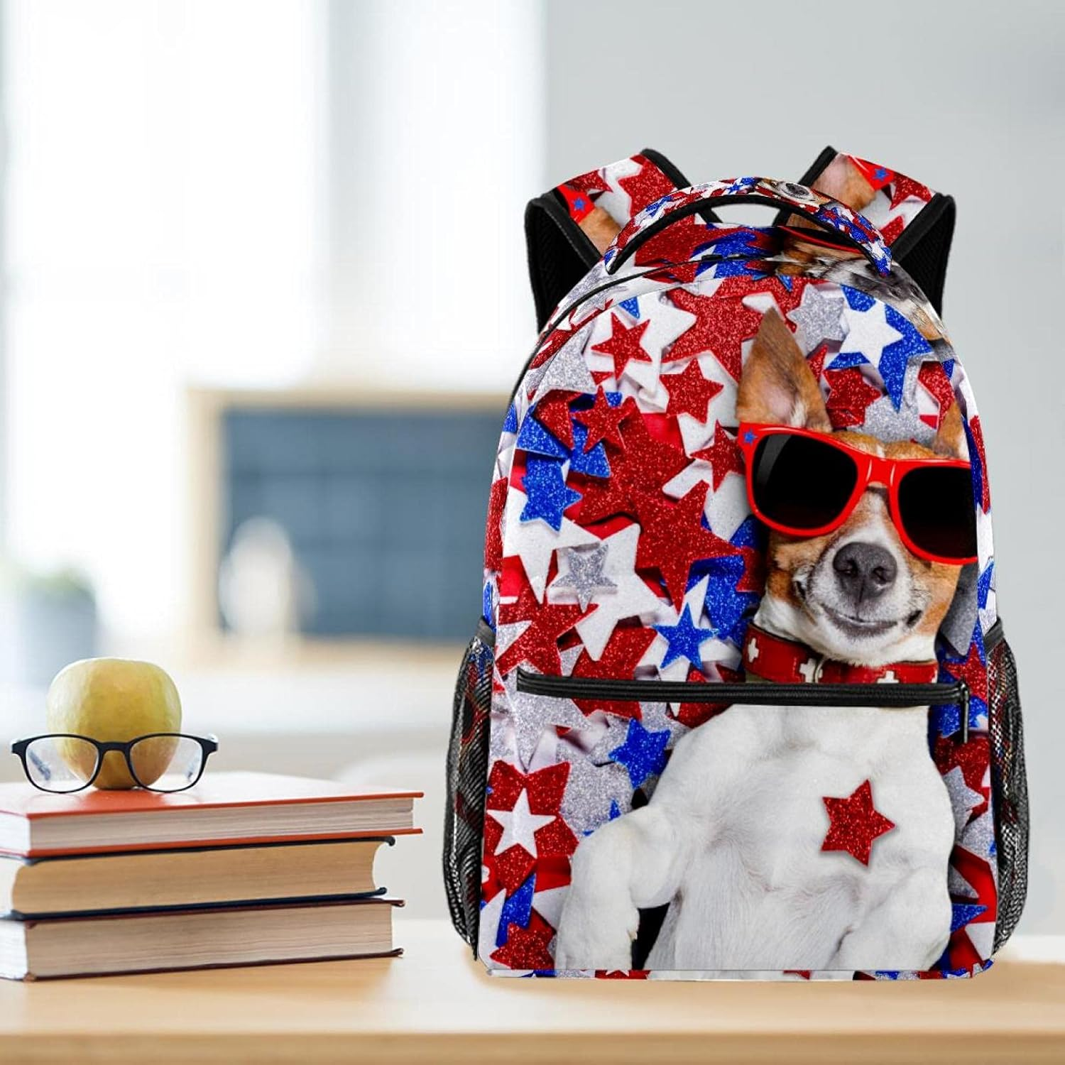 Beach Happy Th of July Backpack Students Shoulder Bags Travel Bag College School Tote Backpacks image number 2