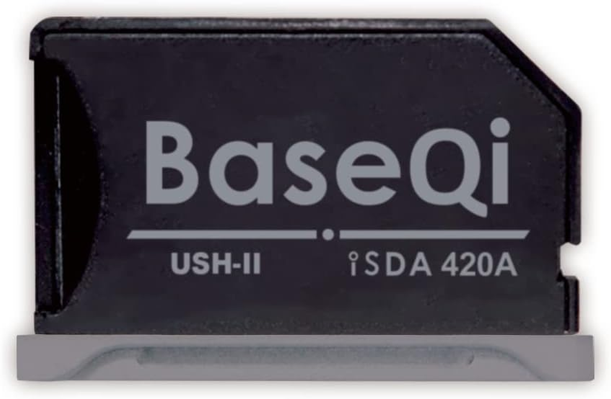 BASEQI UHS-II Aluminum Microsd Adapter for 2021 M1 Macbook Pro 14 & 16&rdquo; (Adapter with HDMI Dust Plug, Space Gray) image number 2