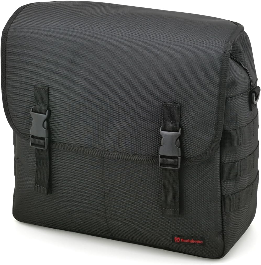 Henly Begins 30822 Daytona Motorcycle Side Bag 10L Saddle Bag DHS-25 Black