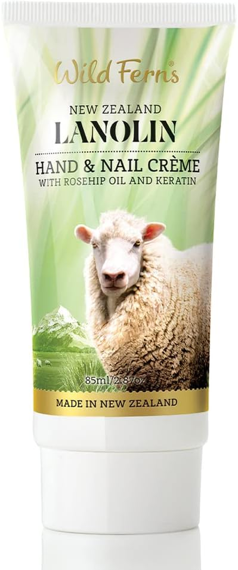 Wild Ferns Lanolin Hand and Nail Cr&egrave;me with Rosehip Oil & Keratin, 85Ml, Pack of 1 image number 2