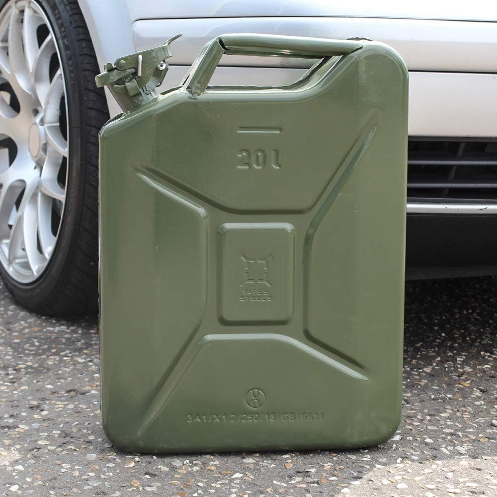 Faithfull FAIAUJERRY20 20 Litre Metal Jerry Can UN App, GS TUV Certified - Green image number 4