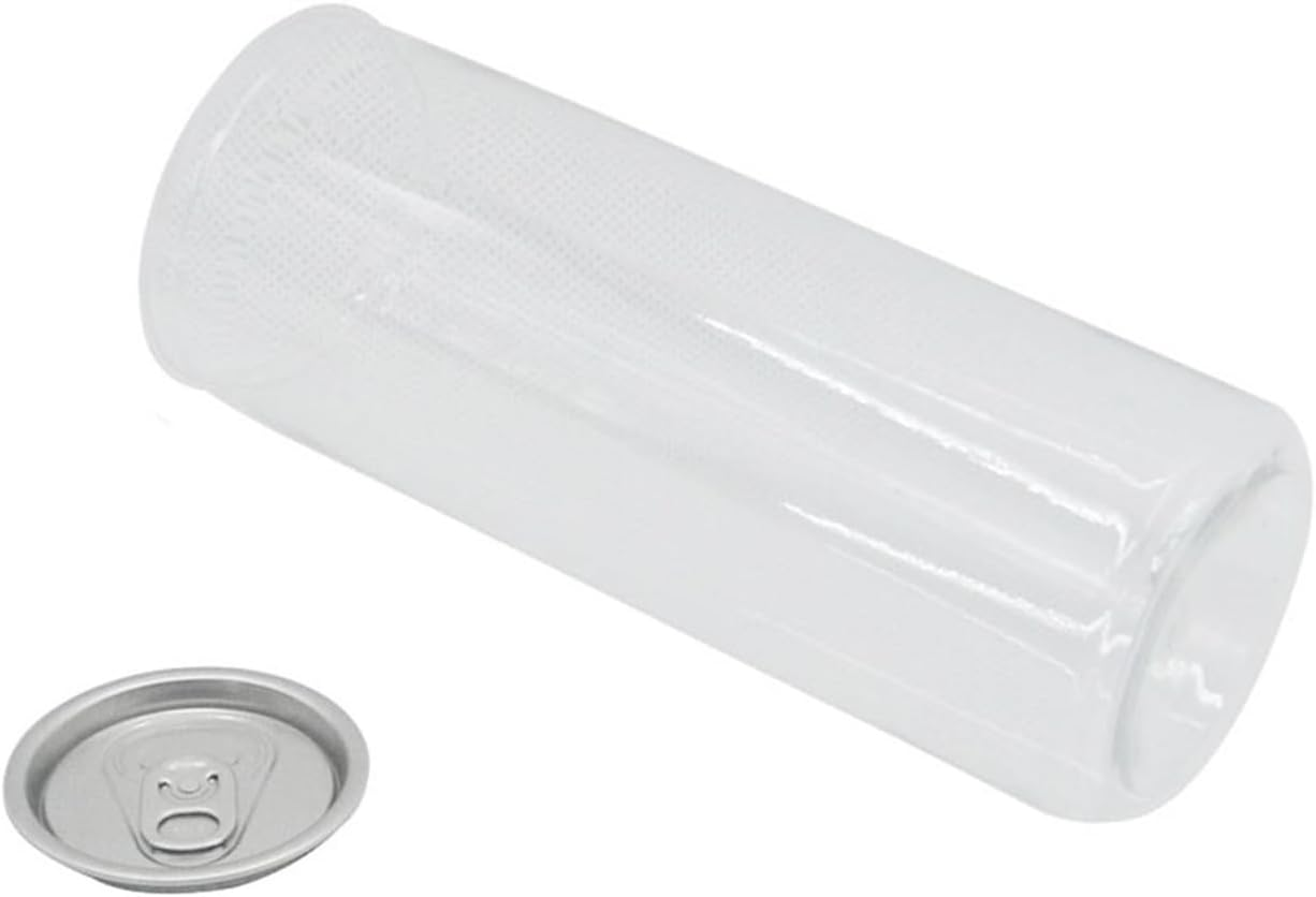 Espresso Carafe, Boba Tea Aluminum Bottle PET 330Ml for Coffee/Bubble Tea/Milk 200Pcs/Carton Bubble Cans with Lid Together(330Ml T Pull Lid)