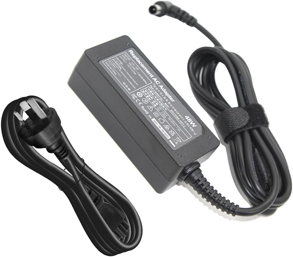 LZUMWS 19V 2.53A 6.5X4.4 Laptop Adapter 48W Charger for Samsung TV Monitor 32" UN32J5003 UN32J4000AF UN32J5205 UN22H5000 J4500 for LG Electronics 19" 20" 22" 23" 24" 27" LED LCD Monitor image number 1