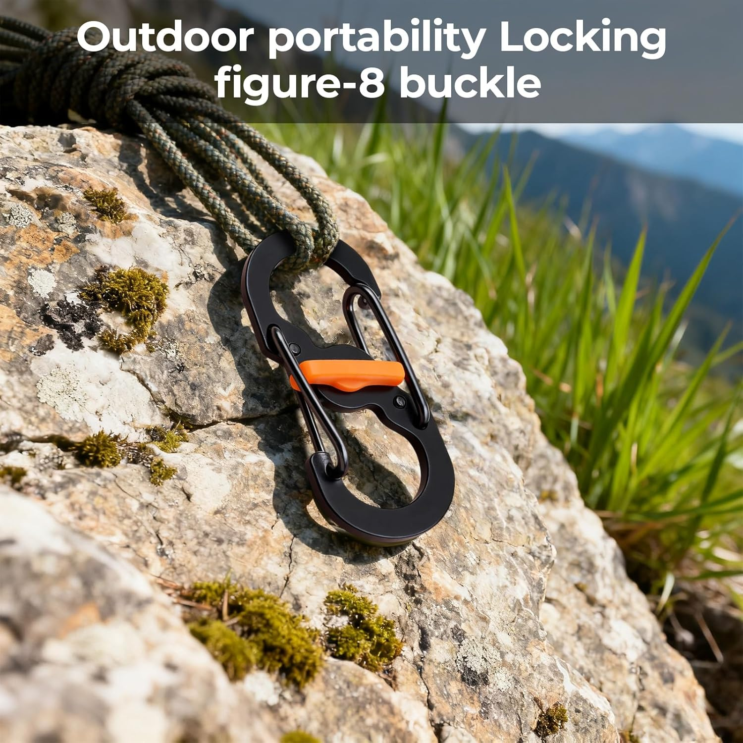 6Pcs anti Theft Clip Built-In Lock Buckle Security Fasteners, Backpack Zipper Lock, Quick Disconnect Clip - Key Holder Add-On, Theft Deterrent Bag Accessories for Travel, School Outdoor image number 5