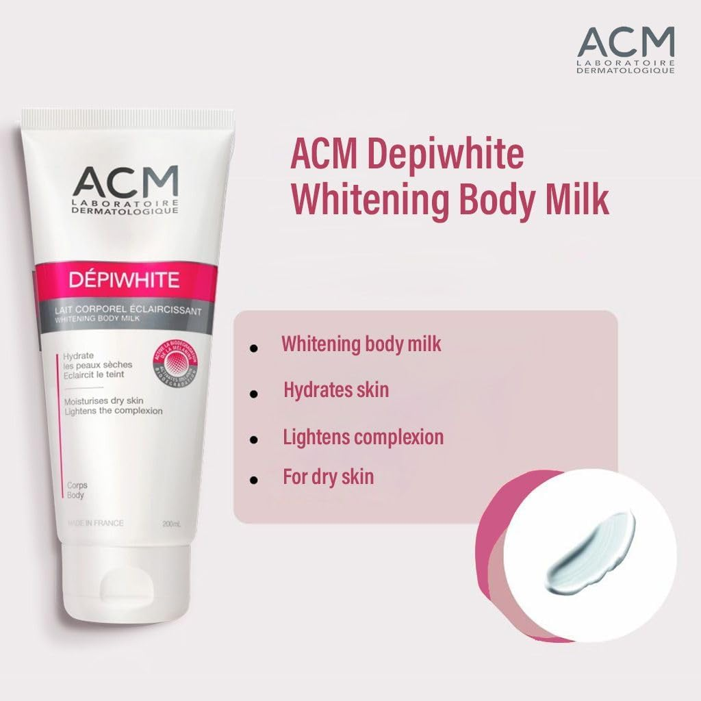 Skin Beauty Gift ACM Laboratoires DEPIWHITE Whitening Body Milk 200Ml. ANTI-BROWN SPOT ACTION Gift