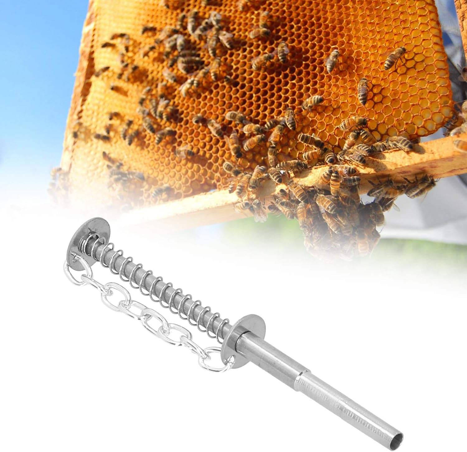 Manual Pollen Grip, Professional Efficient Pollen Collector Pollen Catcher for Apiculture Tools Beekeeping Tool Hopper Collectors