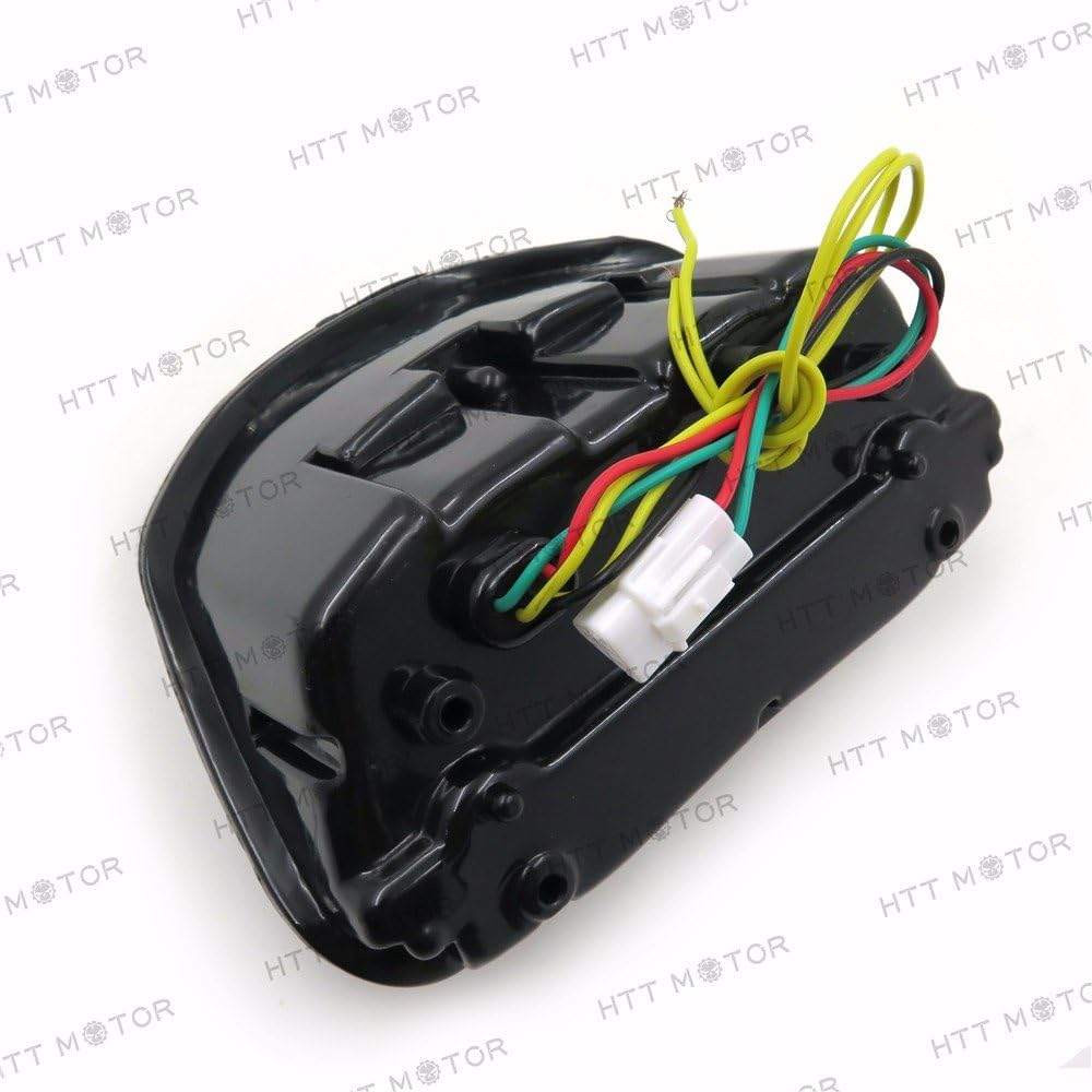 HTTMT MT044- Tail Light Brake Light Compatible with 2006 2007 Suzuki Gsxr 600 Gsx-R600 750 Gsx-R750 Clear image number 5