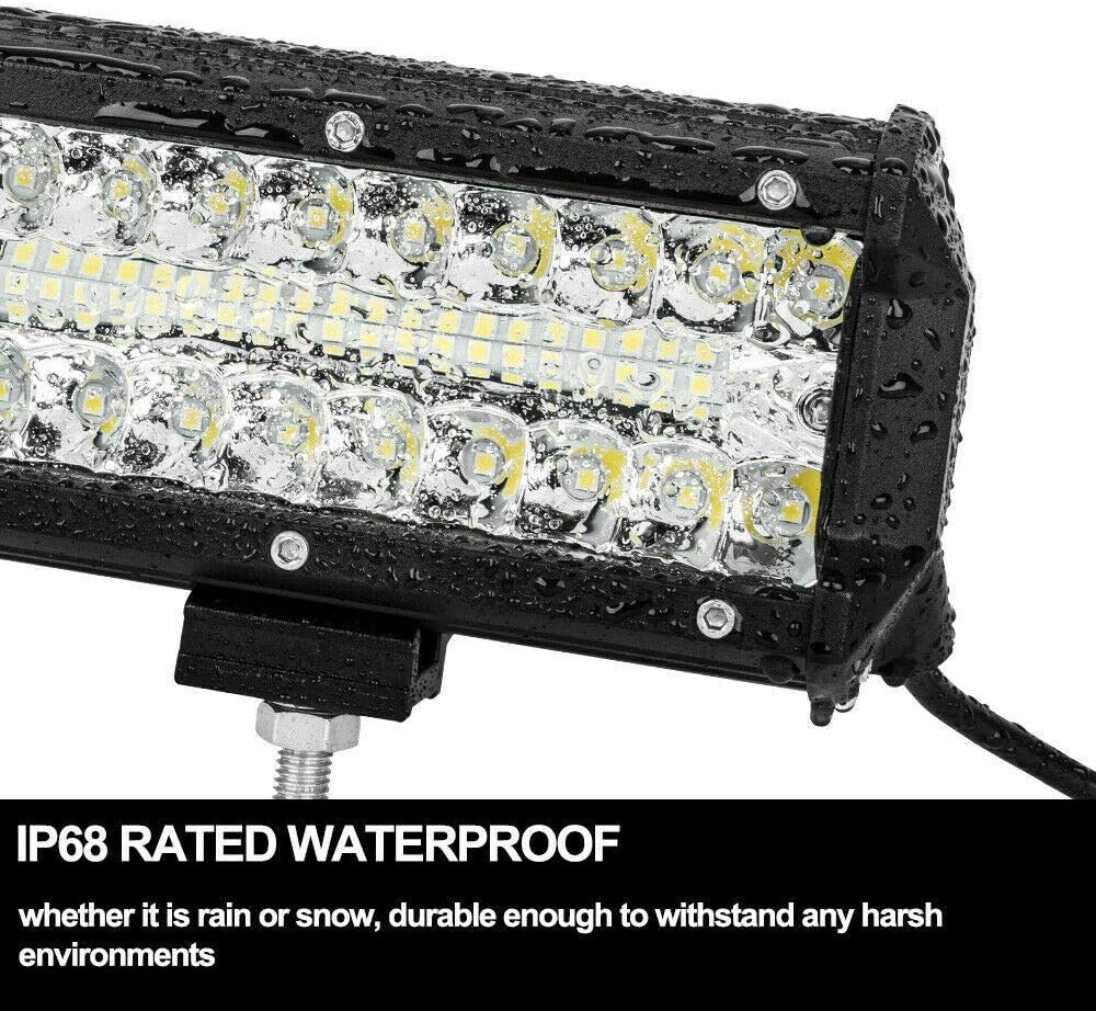 2X 7Inch CREE LED Work Light Bar Spot Flood Work Driving Lights Offroad 4WD image number 4
