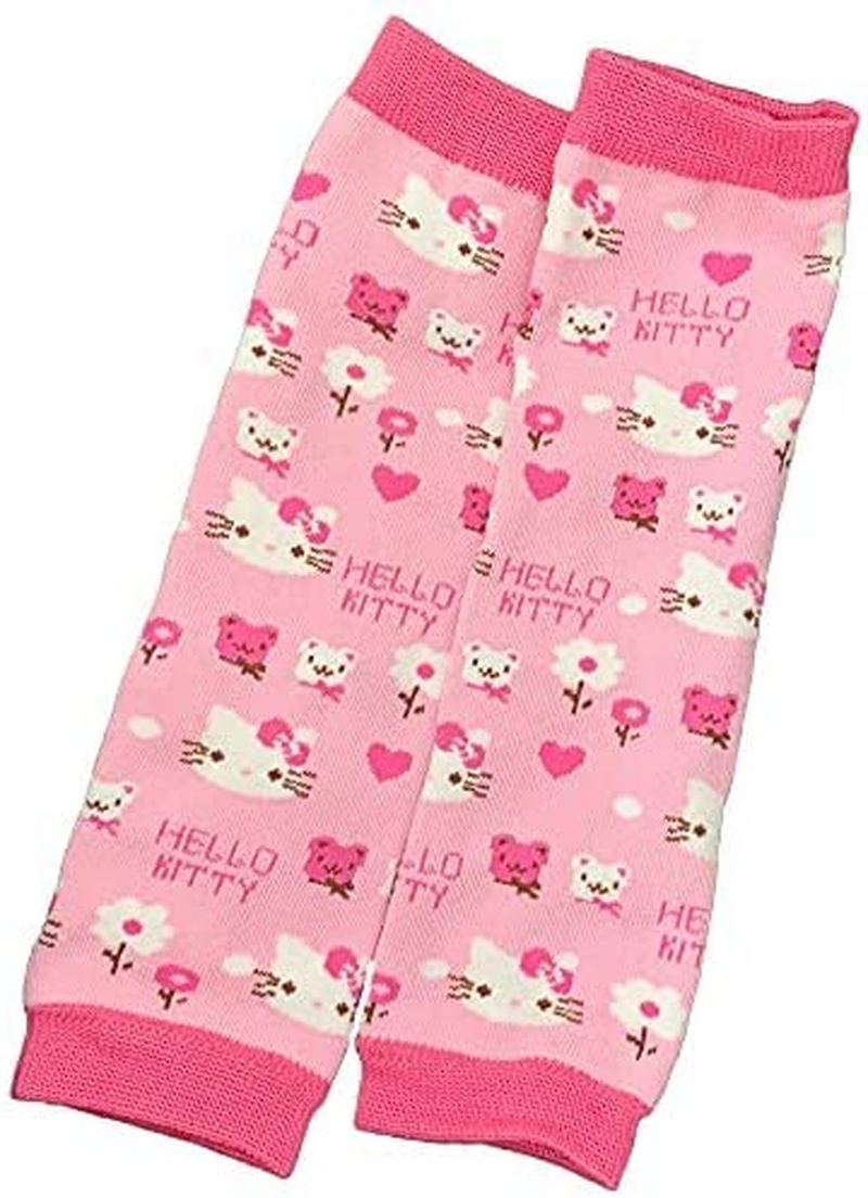 Y2K Gothic Arm Cover Pink KT Cat Arm Warmer Punk Cute Knitted Arm Sleeves Fingerless Gloves for Women Egirl image number 3