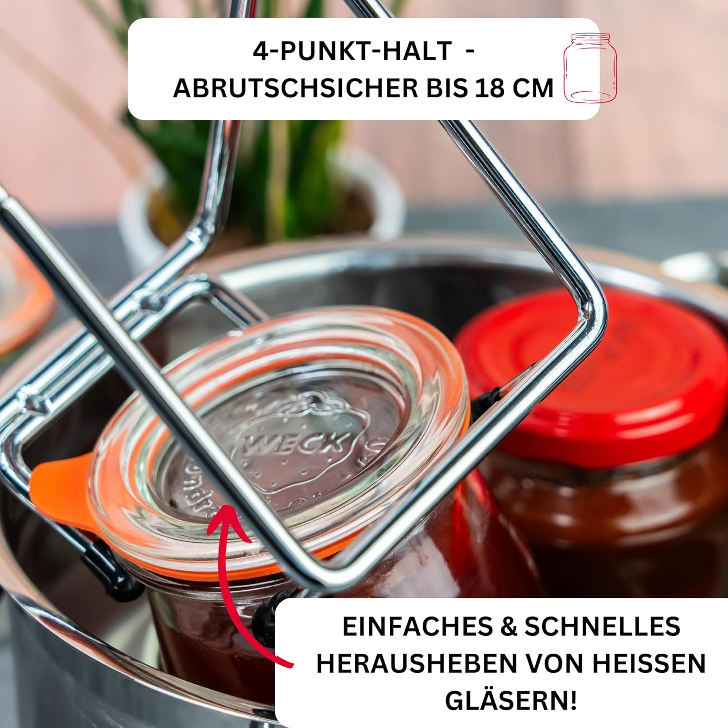 Westmark 4004094105371 Glass Lifter, Not Applicable image number 2