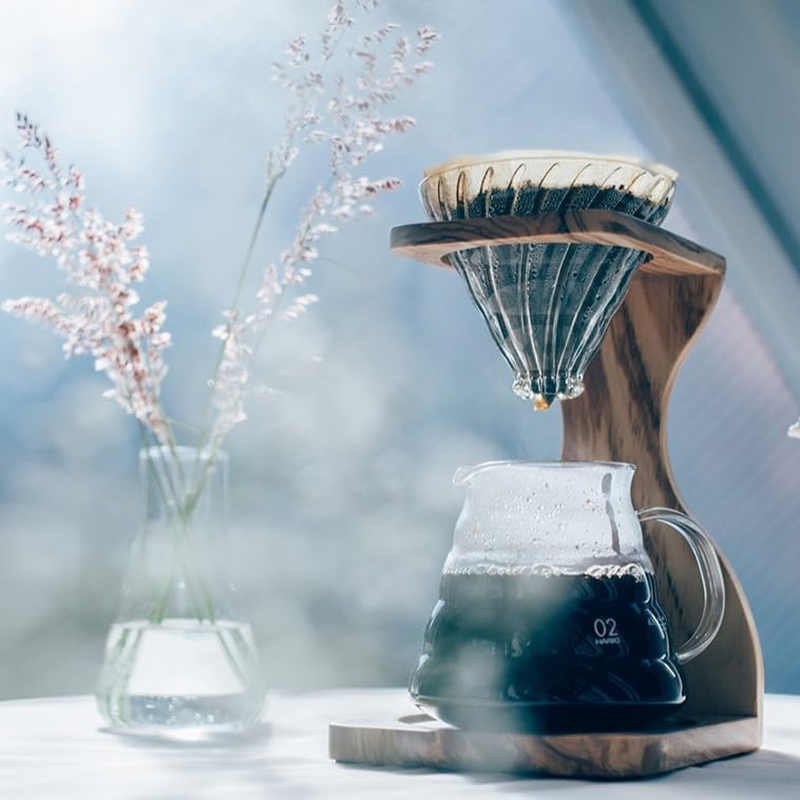 HARIO VSS-1206-OV Pour over Stand, Brown, 20 X 15 X 30 Cm image number 6