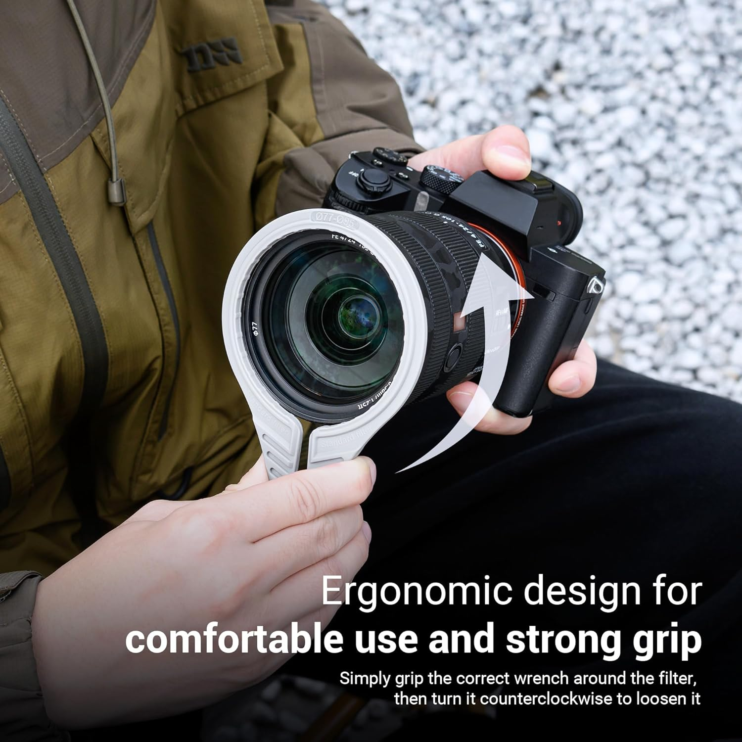 [Upgraded Version] 3 Packs Camera Lens Filter Wrench Kit, Double-Sided Design, Fit 37Mm-52Mm 55Mm-72Mm 77Mm-95Mm Lens Filter of Different Thicknesses,Cpl UV ND Filter Removal Wrench Tool Set image number 2