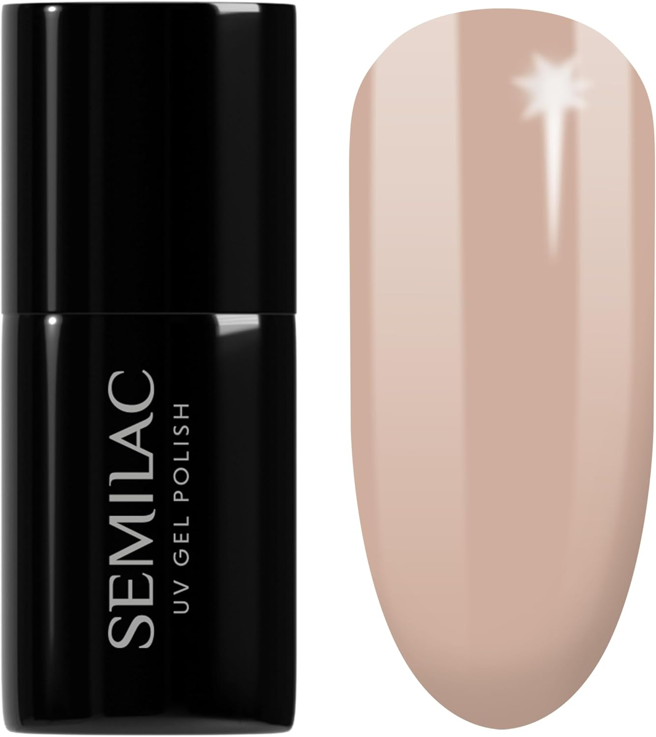 Semilac UV Nail Polish Hybrid 373 Burgundy 7 Ml Collection Endless Summer image number 5