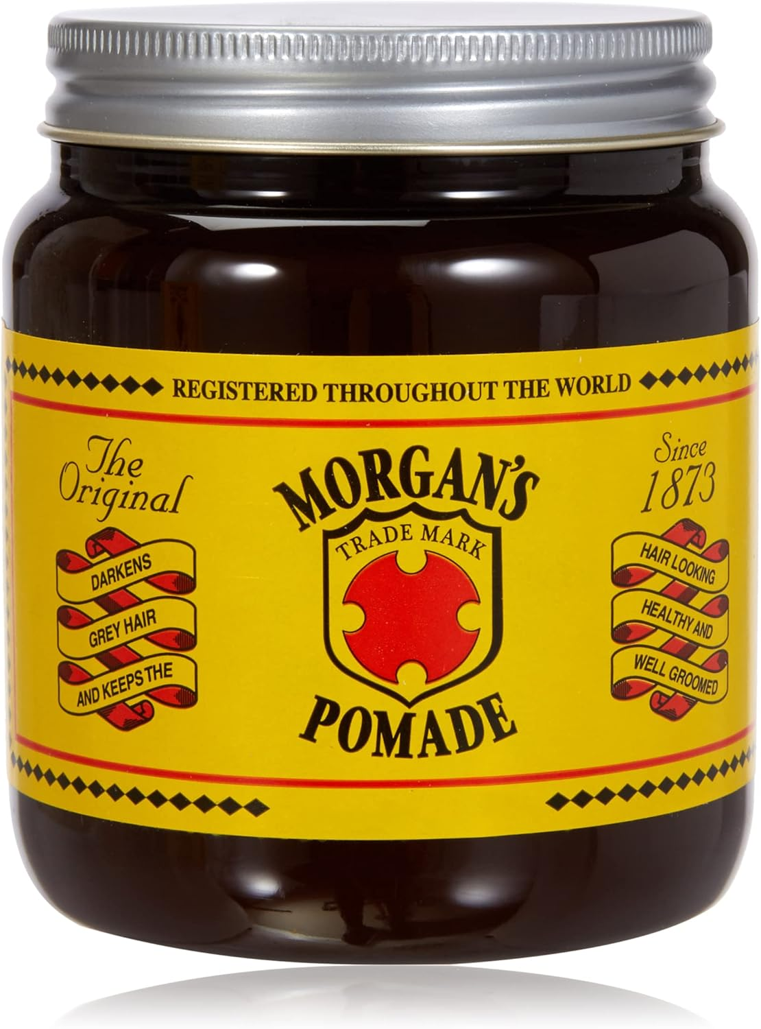 Morgan Pomade Amber Jar, 0.44 Pound image number 2