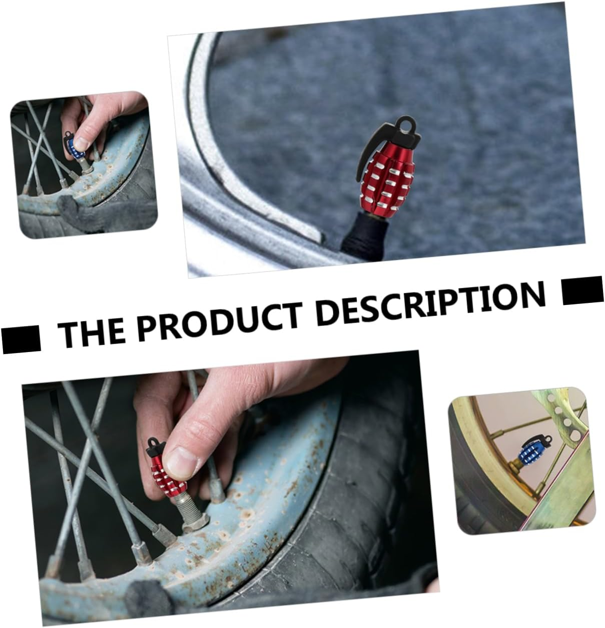 PLAFOPE Car Valves Stem Caps 20Pcs Universal Design Prevent Leakage Tire Caps for Cars Trucks Motorcycles Bicycles image number 2