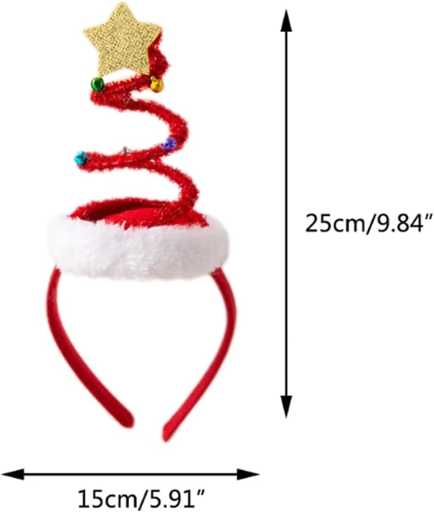 Christmas Headband Hair Band Elk Antlers Headbands Christmas Hat Hair Accessories Women Festivals Party Gift Hair Decorations image number 5