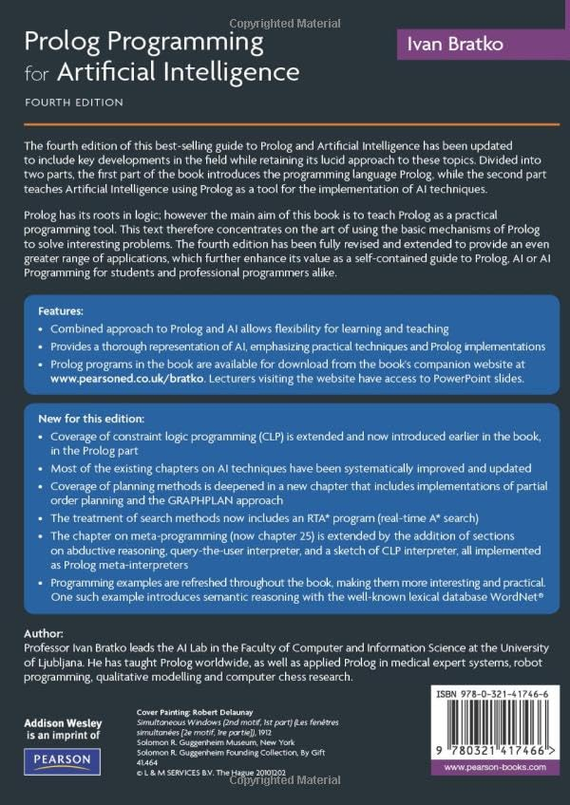 Prolog Programming for Artificial Intelligence