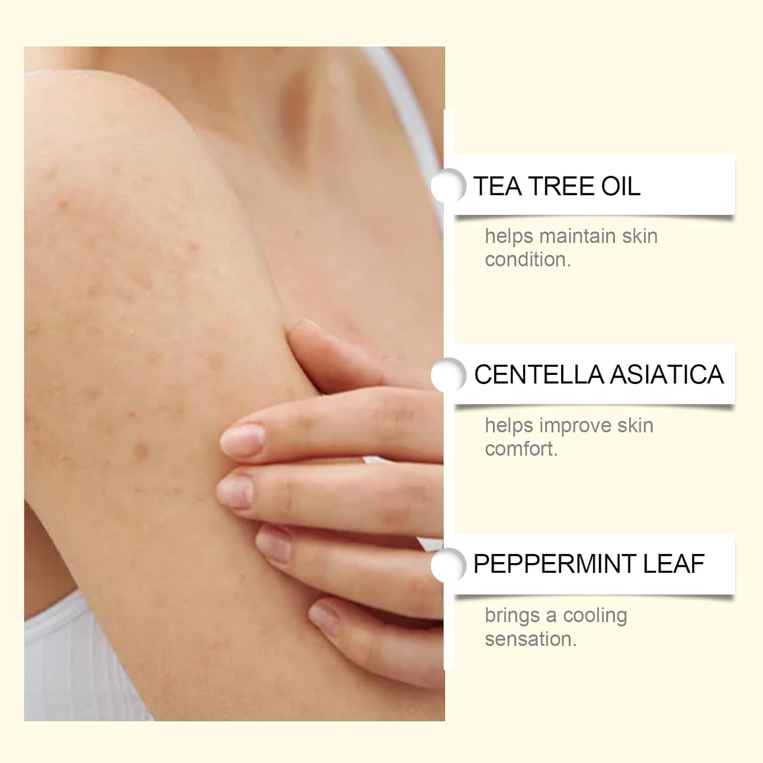 East Asian Natural Herbal Set, Chinese Eczema Lotion, Natural Moisturising Face and Body Moisturizer, Hydrating Soothing Skin Care, Nourishing Formula for All Skin Types (4Pcs)